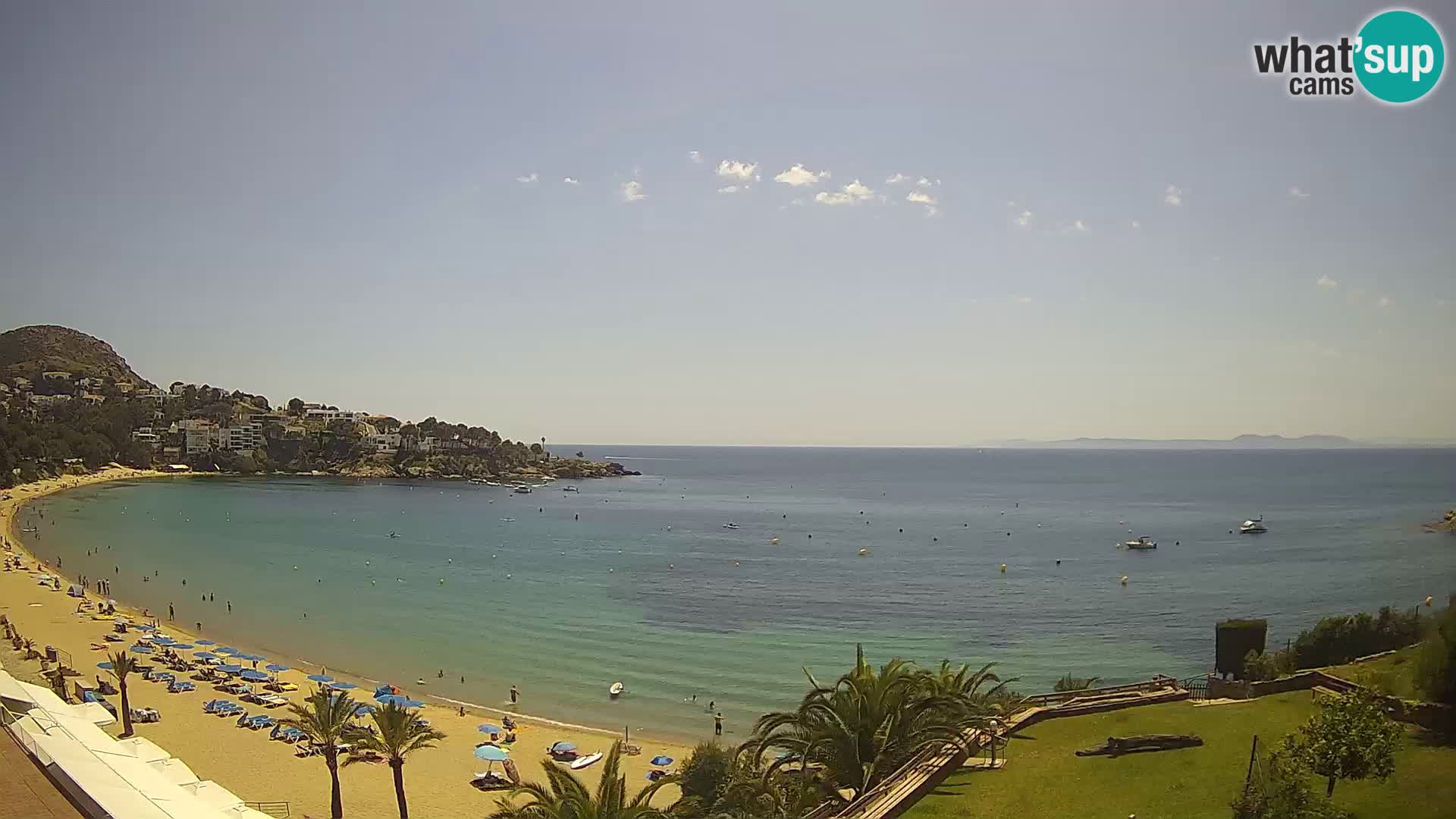 Plage de l’Almadrava Livecam Roses – Costa Brava – Espagne