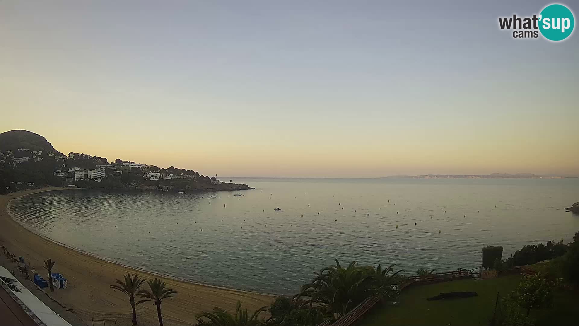 Platja de l’Almadrava Strand Webcam Roses – Costa Brava – Spanien