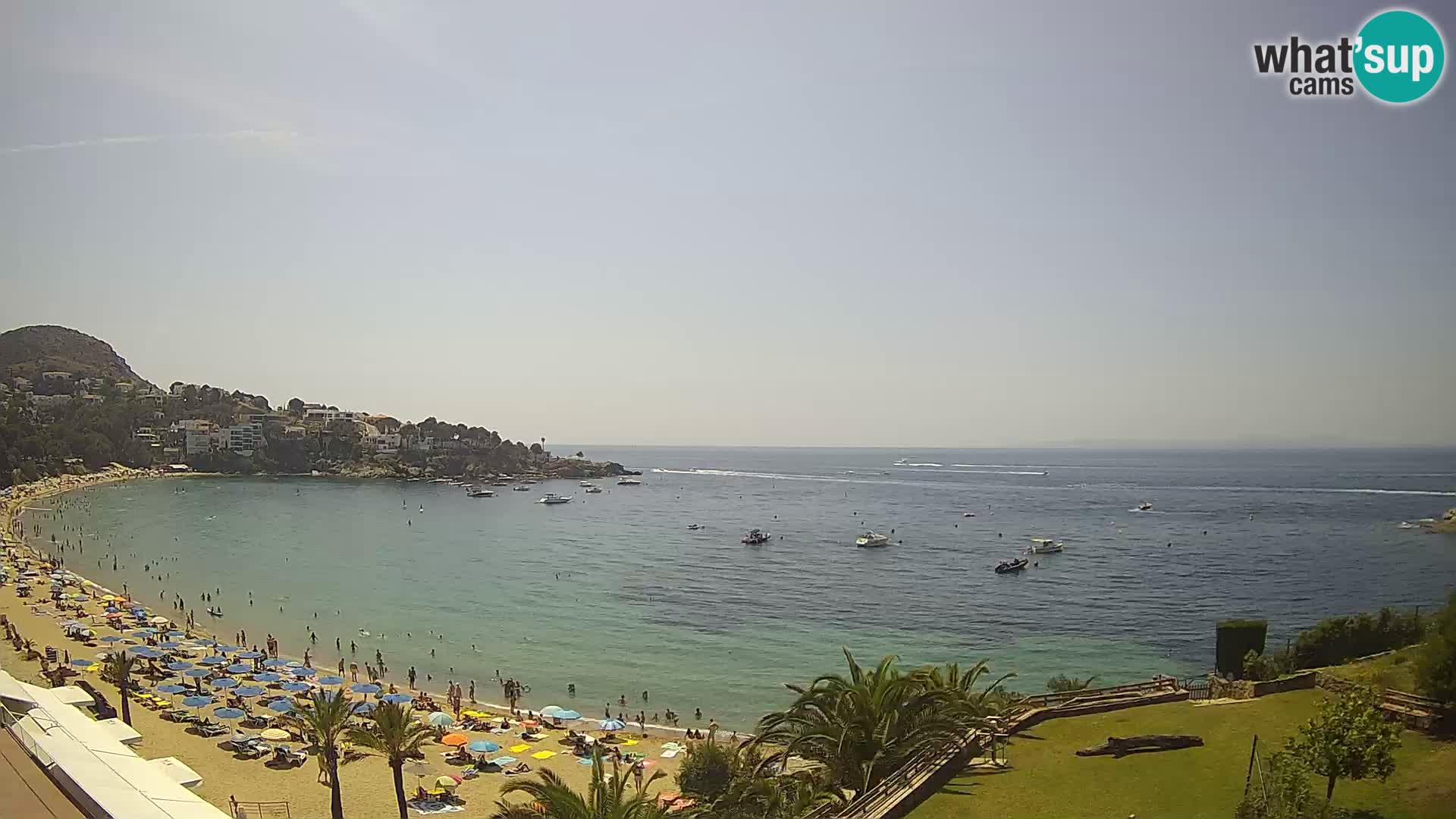 Platja de l’Almadrava beach Live Webcam Roses – Costa Brava – Spain