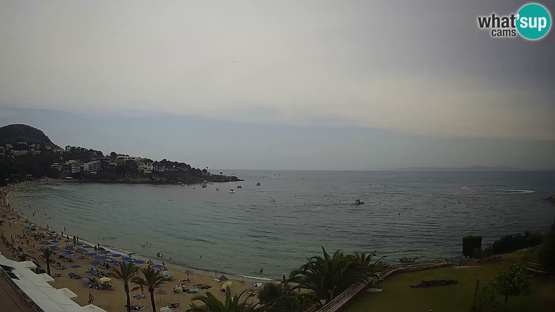 Platja de l’Almadrava beach Live Webcam Roses – Costa Brava – Spain