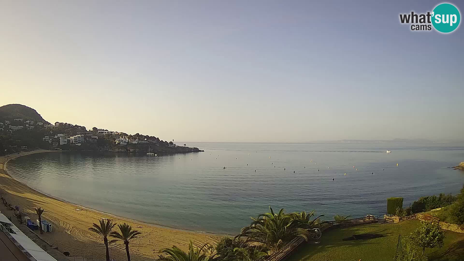Playa de l’Almadrava camera en vivo Roses – Costa Brava – Espana