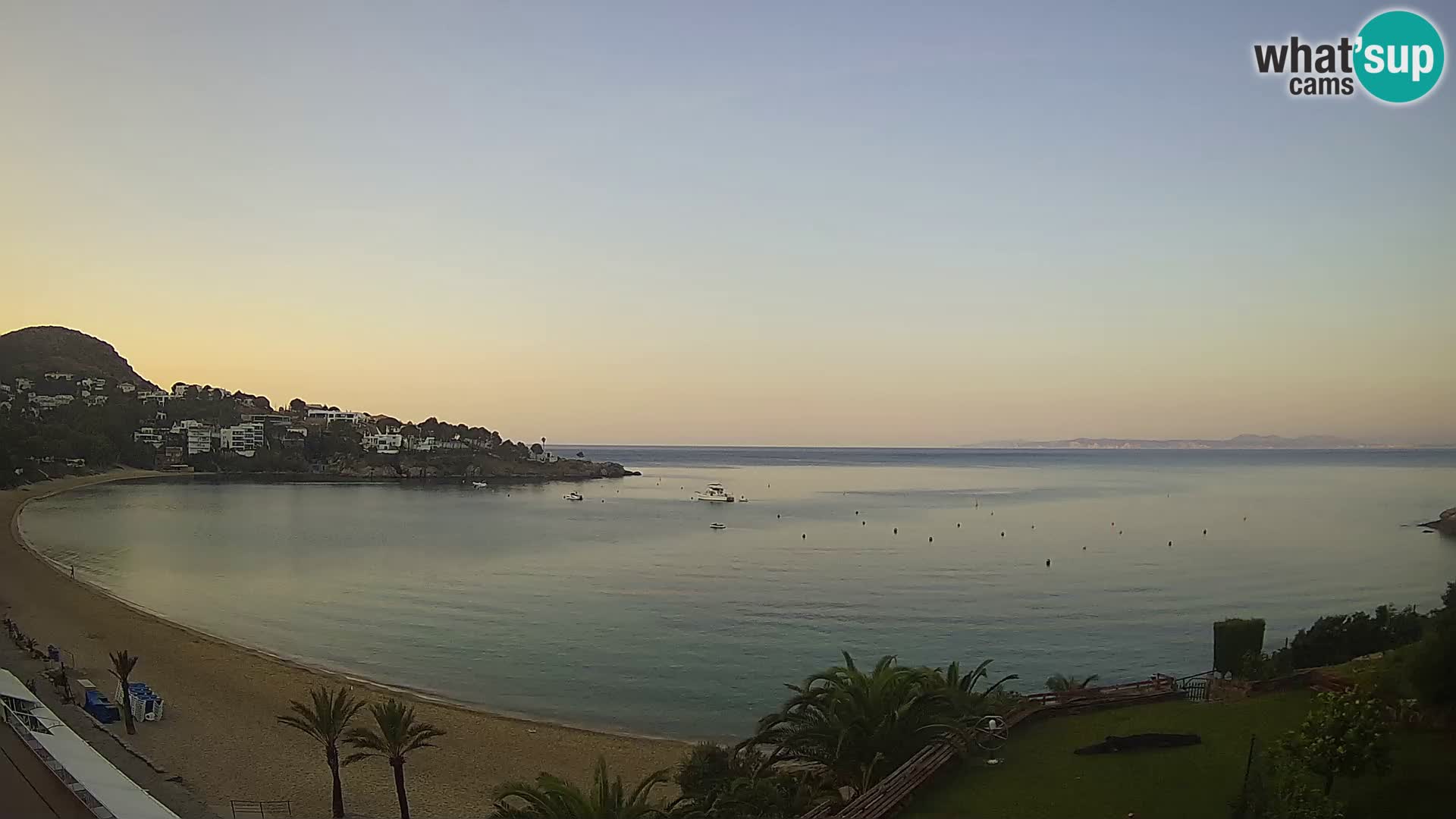 Playa de l’Almadrava camera en vivo Roses – Costa Brava – Espana