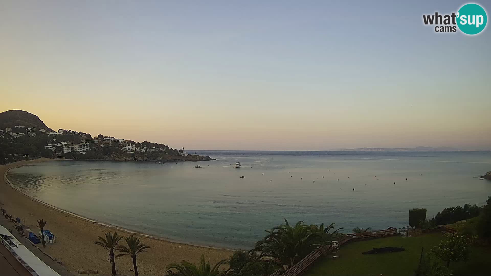 Playa de l’Almadrava camera en vivo Roses – Costa Brava – Espana