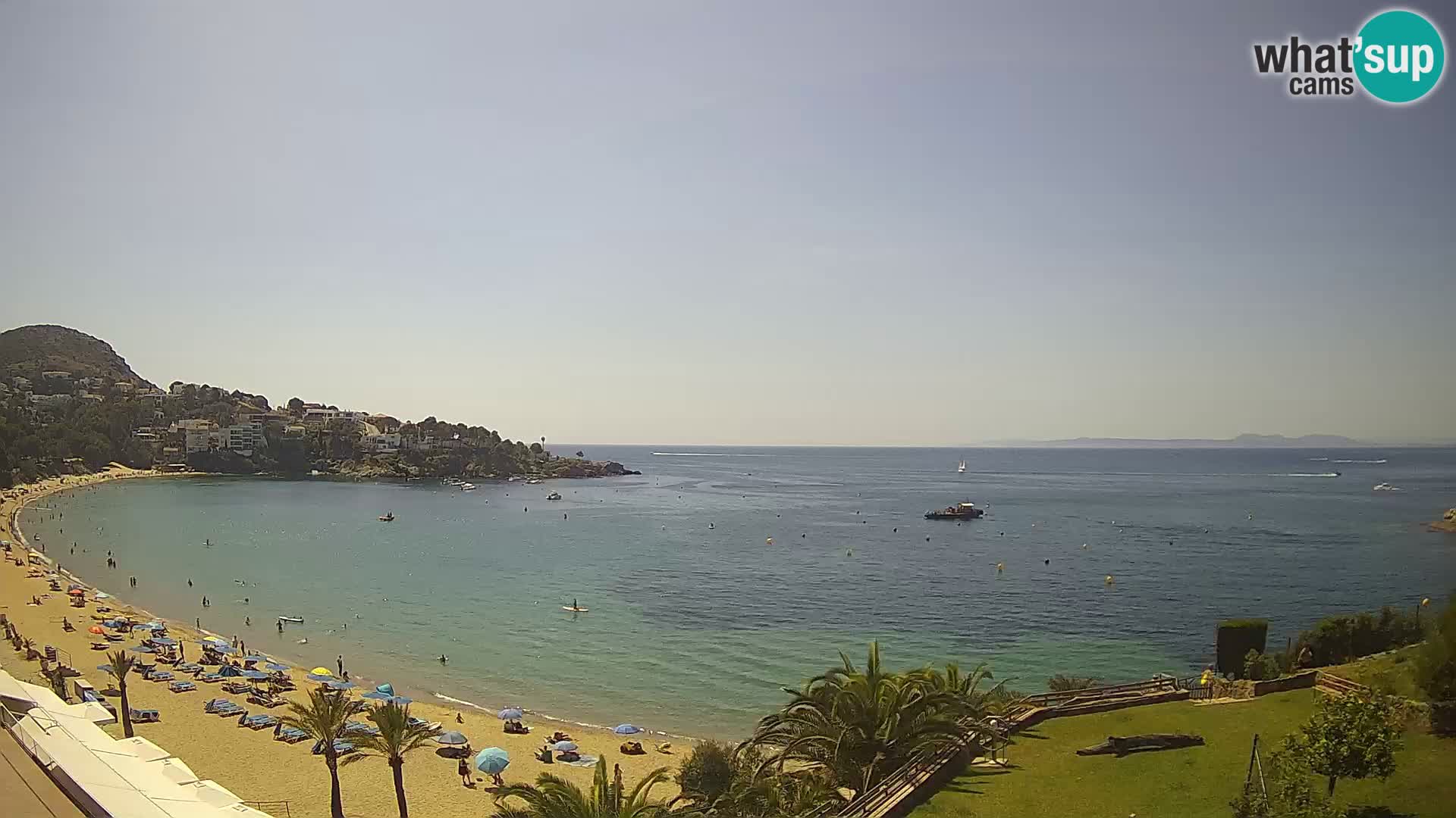 Plage de l’Almadrava Livecam Roses – Costa Brava – Espagne