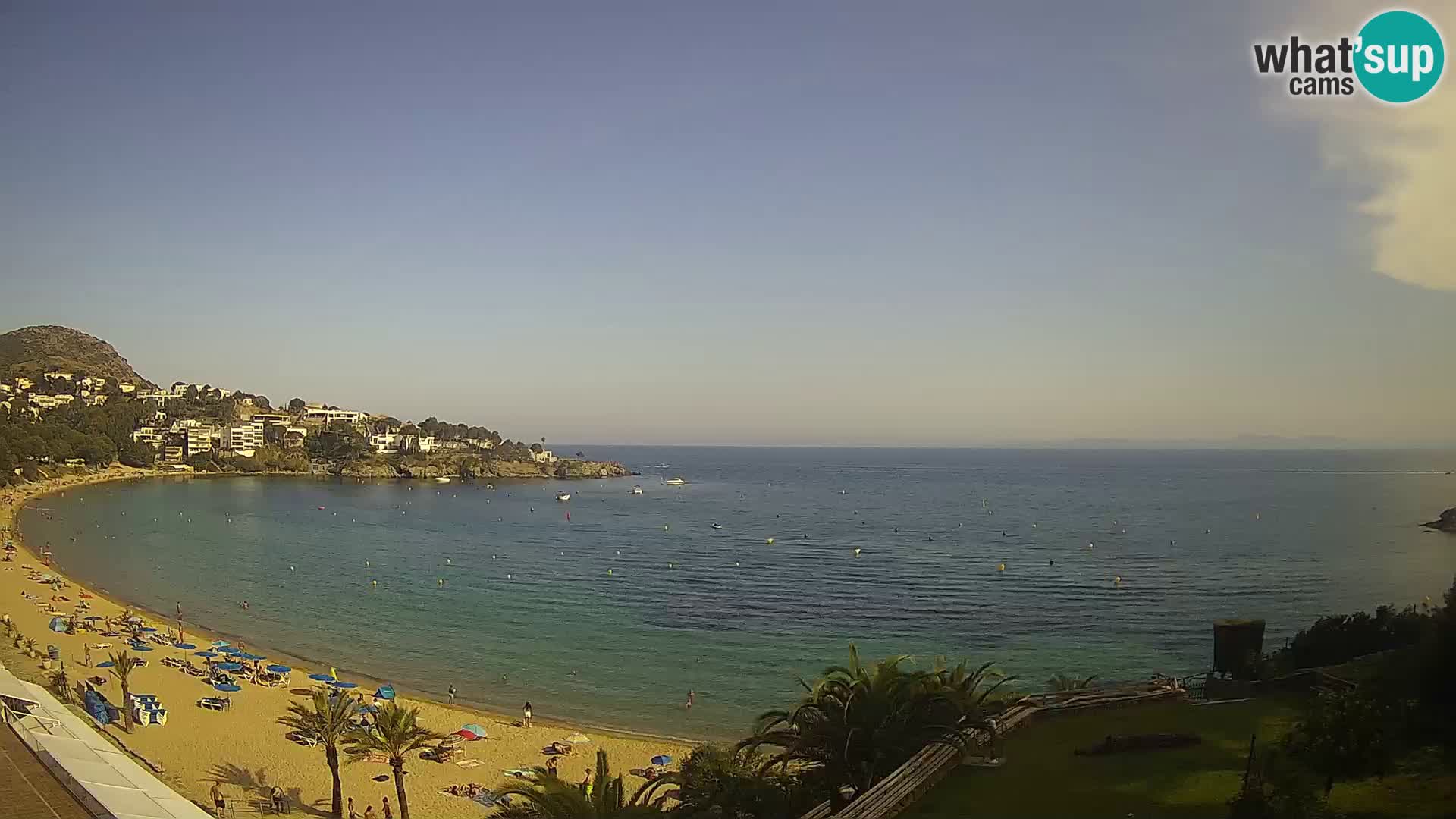 Plaža de l’Almadrava Spletna kamera Roses – Costa Brava – Španija