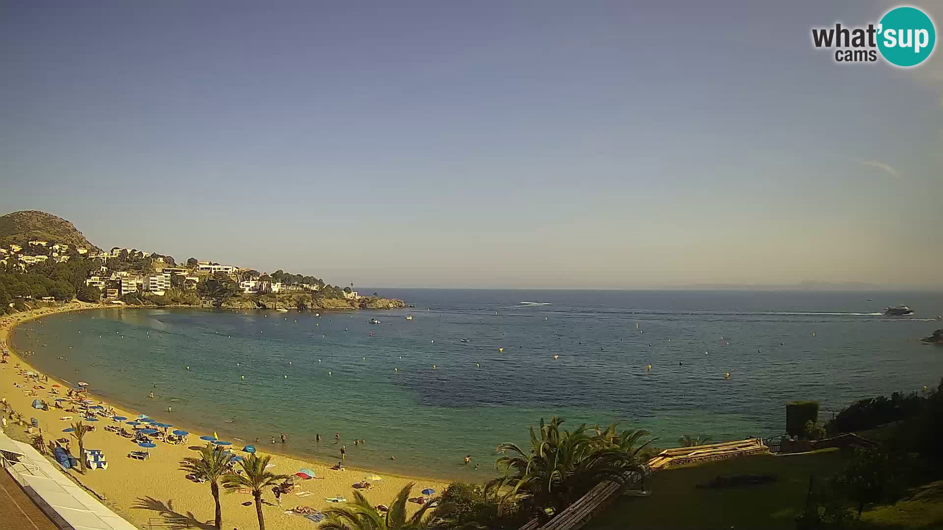 Plaža de l’Almadrava Spletna kamera Roses – Costa Brava – Španija