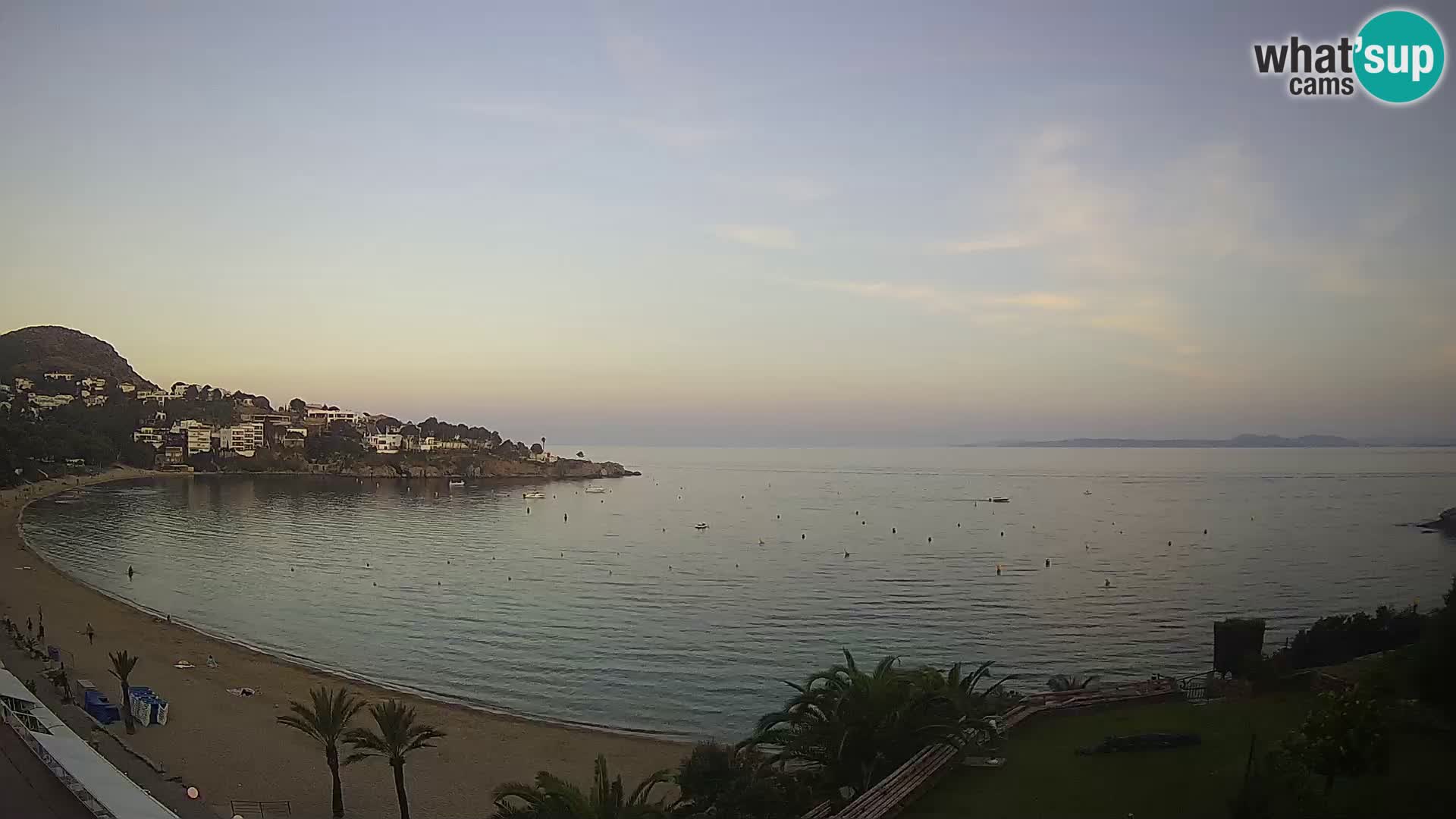Platja de l’Almadrava Strand Webcam Roses – Costa Brava – Spanien
