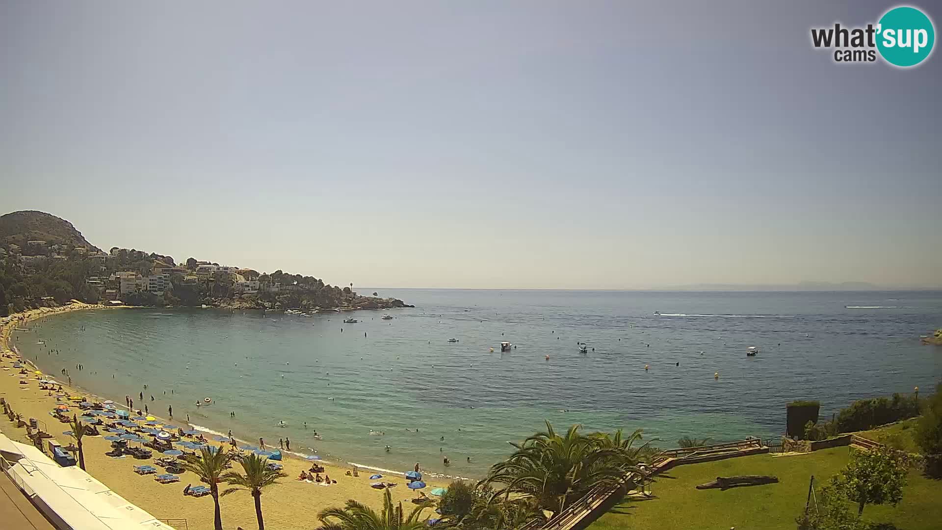 Platja de l’Almadrava beach Live Webcam Roses – Costa Brava – Spain