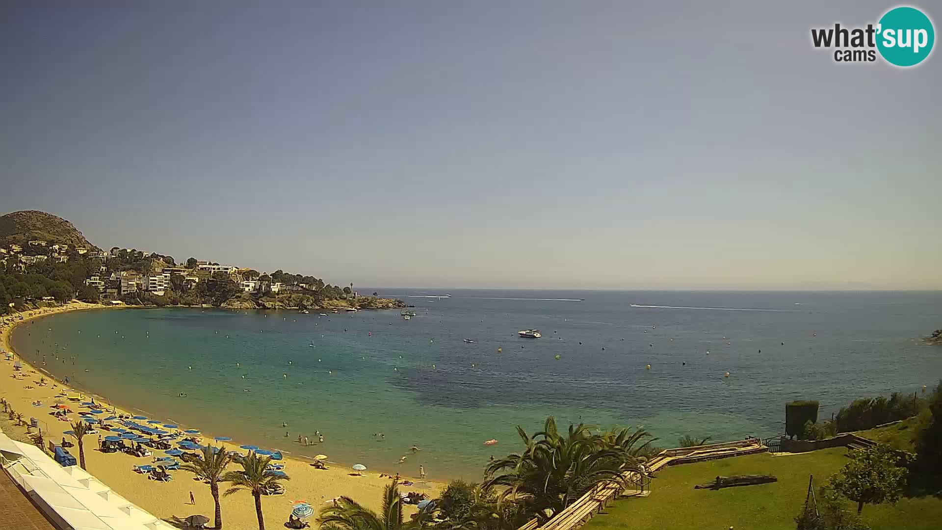 Platja de l’Almadrava Strand Webcam Roses – Costa Brava – Spanien