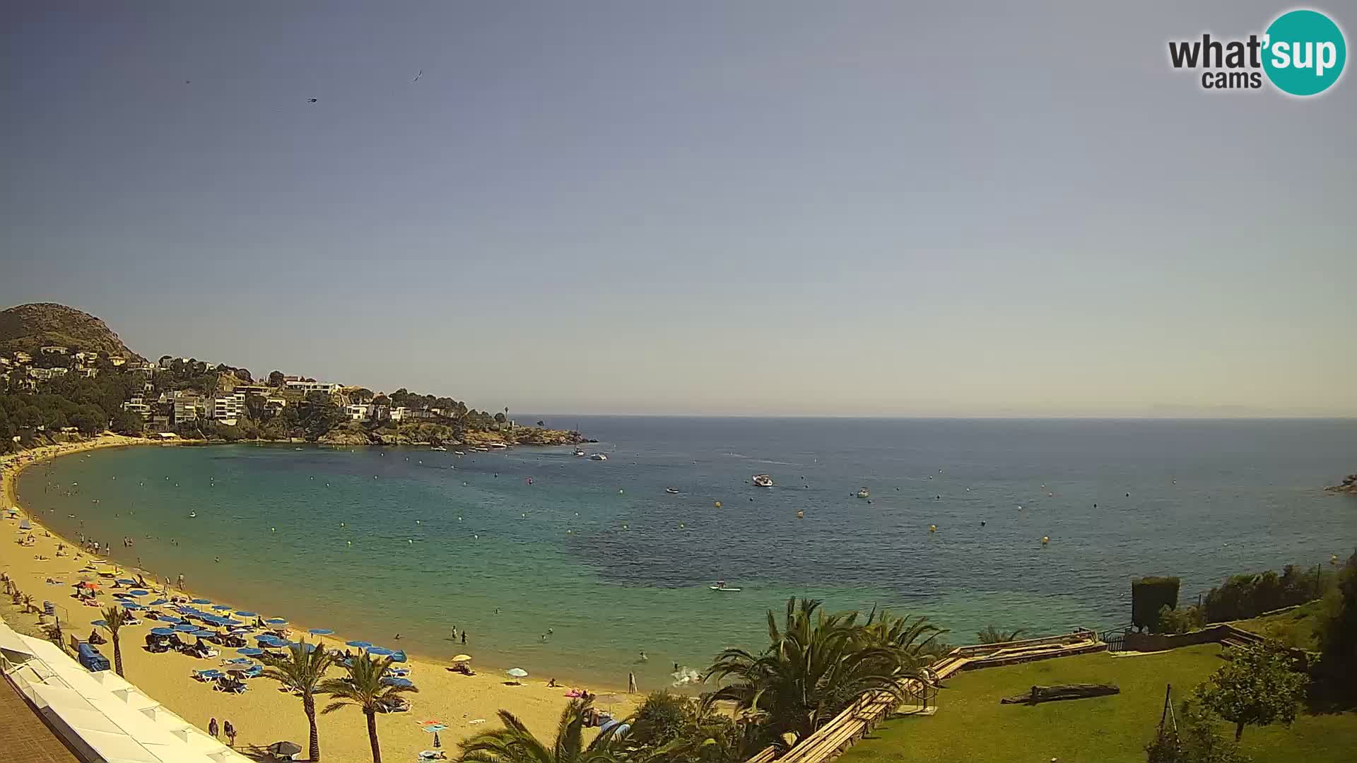 Playa de l’Almadrava camera en vivo Roses – Costa Brava – Espana