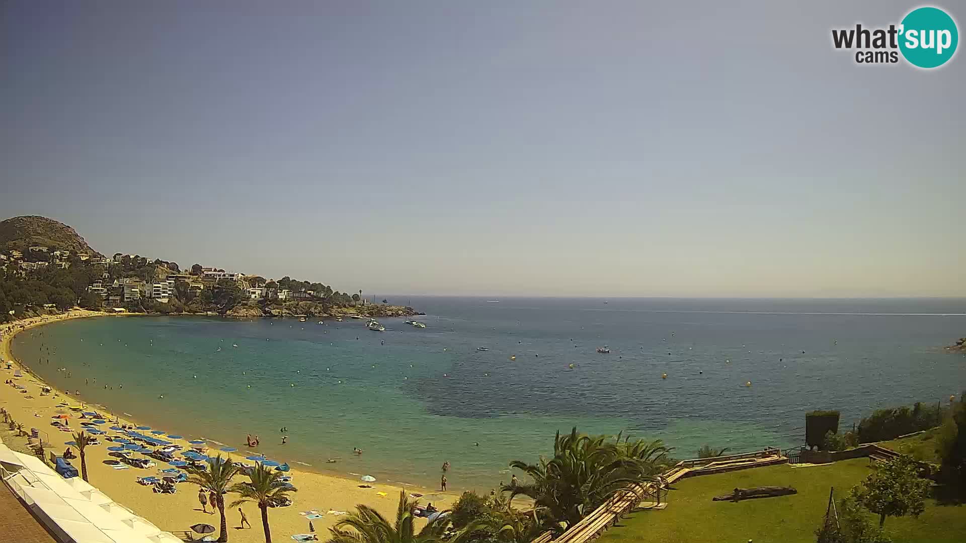 Plage de l’Almadrava Livecam Roses – Costa Brava – Espagne