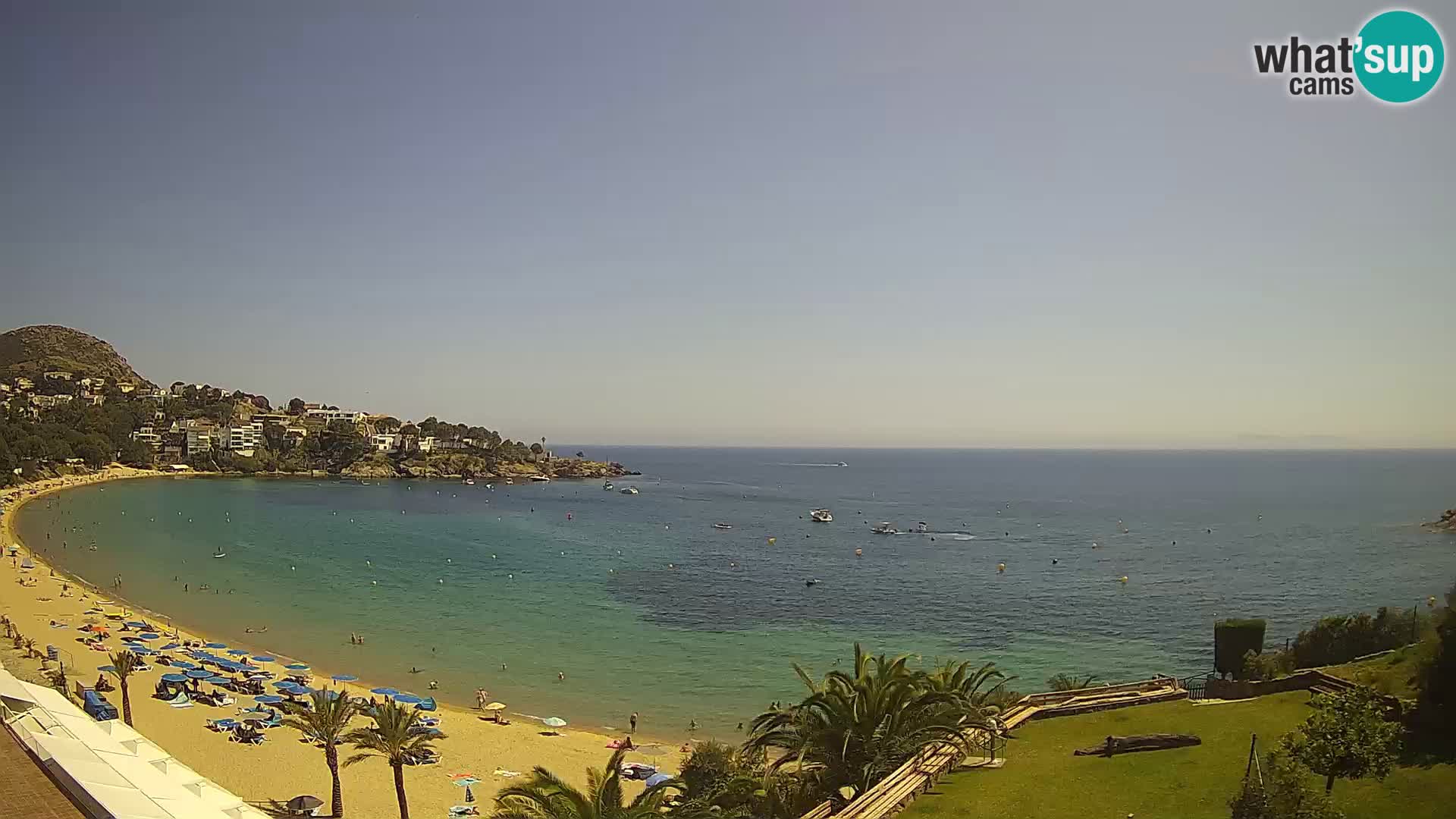 Playa de l’Almadrava camera en vivo Roses – Costa Brava – Espana