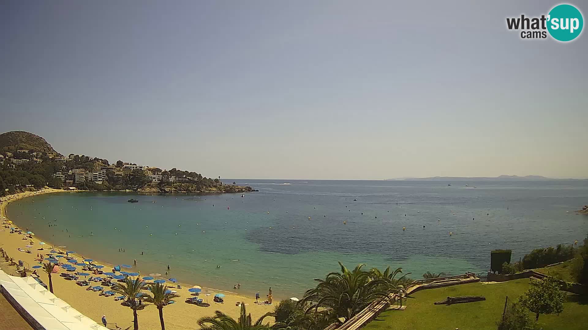 Plaža de l’Almadrava Spletna kamera Roses – Costa Brava – Španija