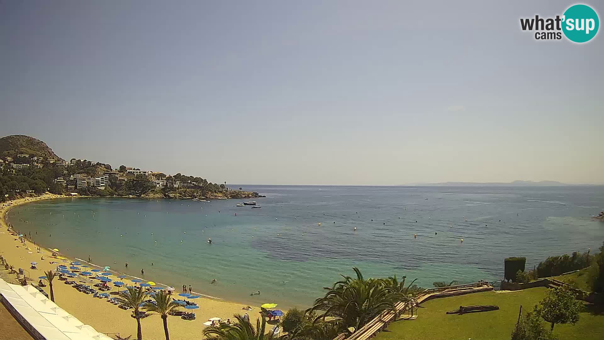 Plaža de l’Almadrava Spletna kamera Roses – Costa Brava – Španija