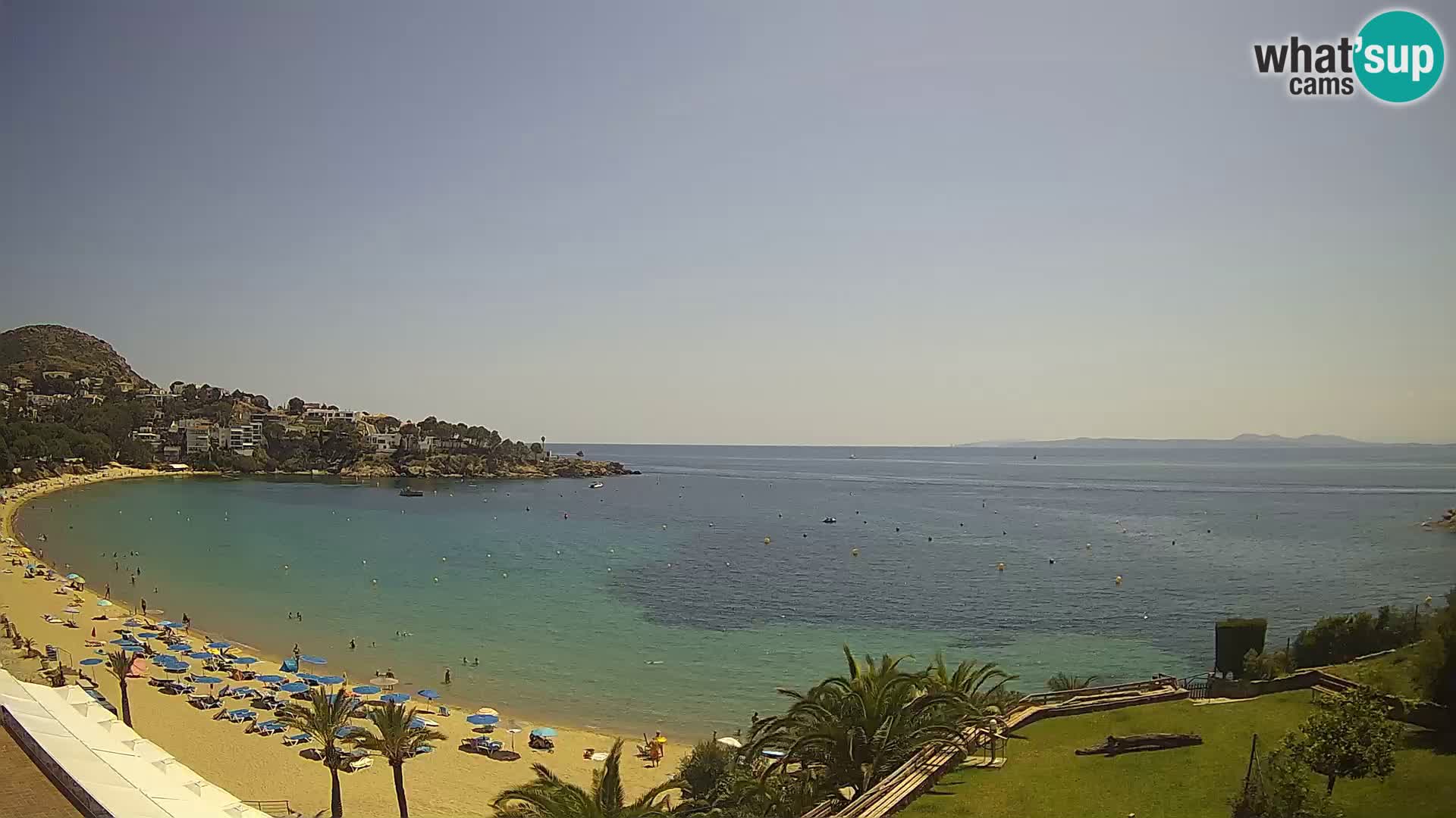 Platja de l’Almadrava beach Live Webcam Roses – Costa Brava – Spain