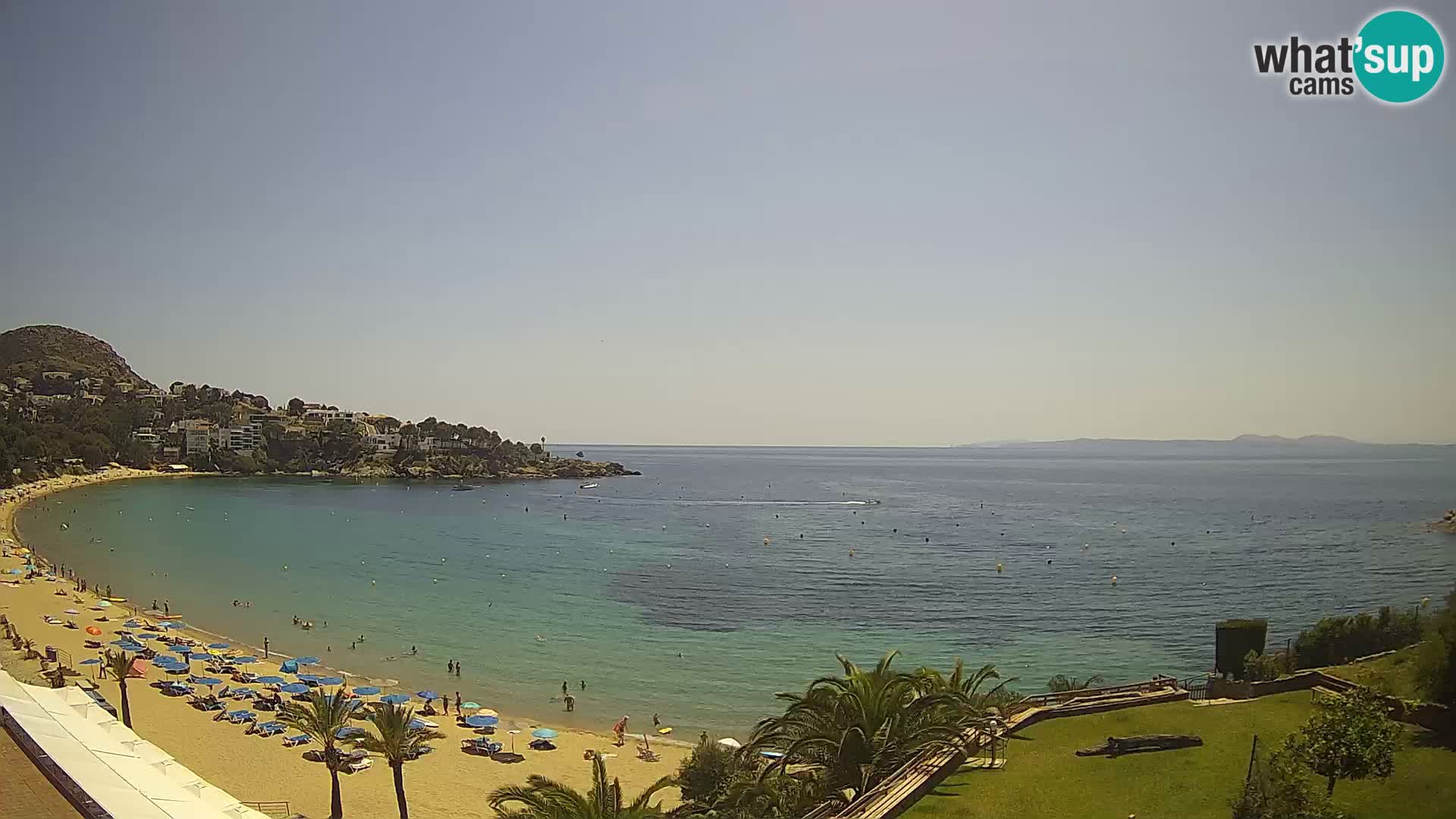Platja de l’Almadrava Strand Webcam Roses – Costa Brava – Spanien