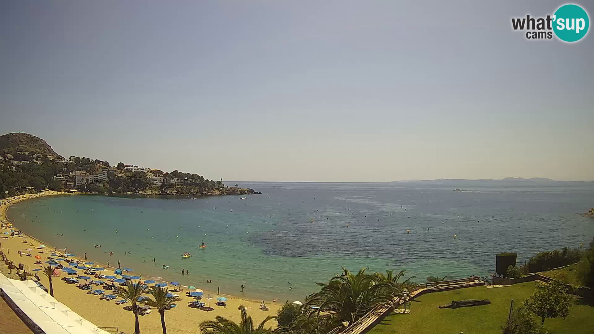 Platja de l’Almadrava Strand Webcam Roses – Costa Brava – Spanien