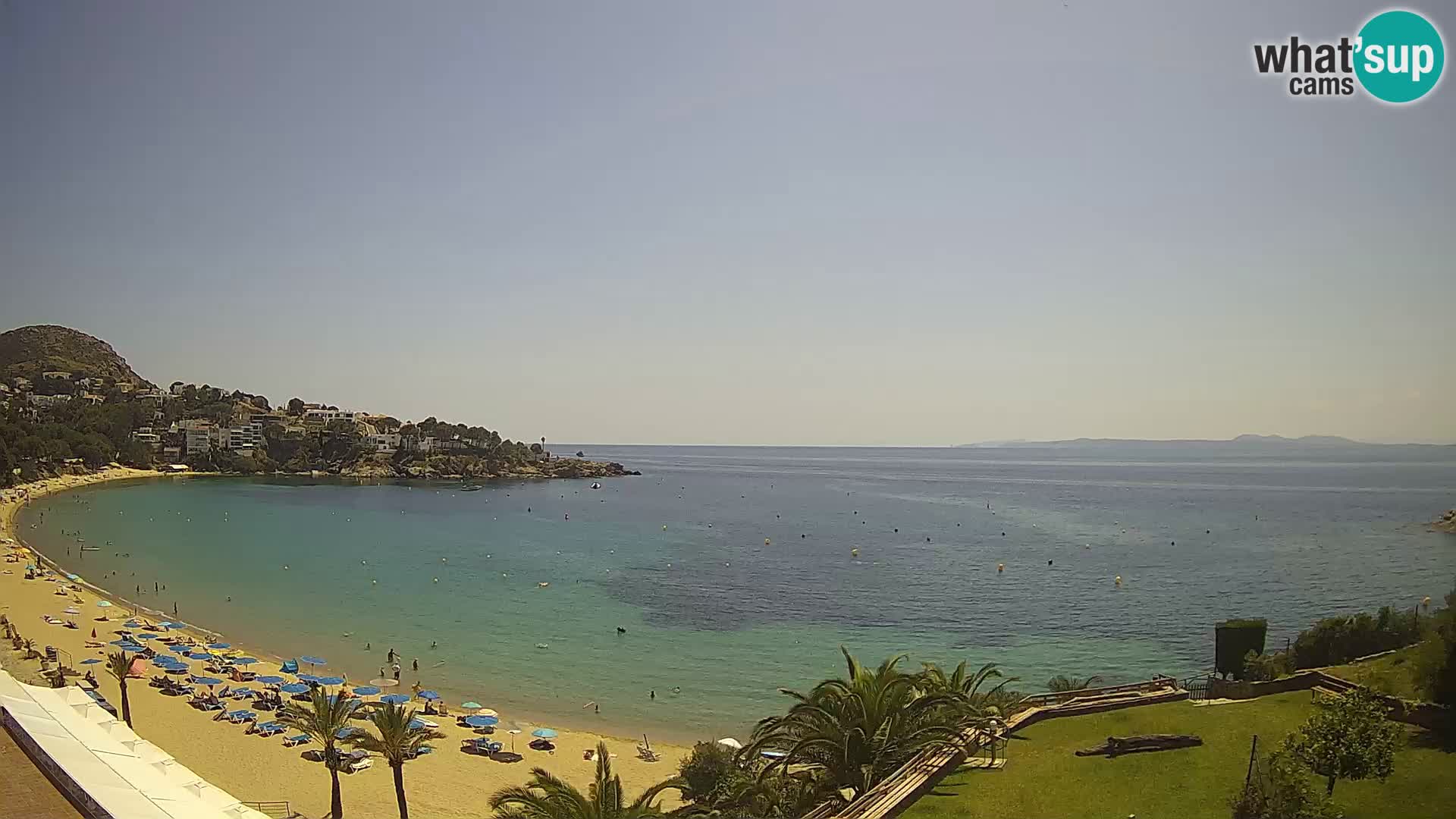 Playa de l’Almadrava camera en vivo Roses – Costa Brava – Espana
