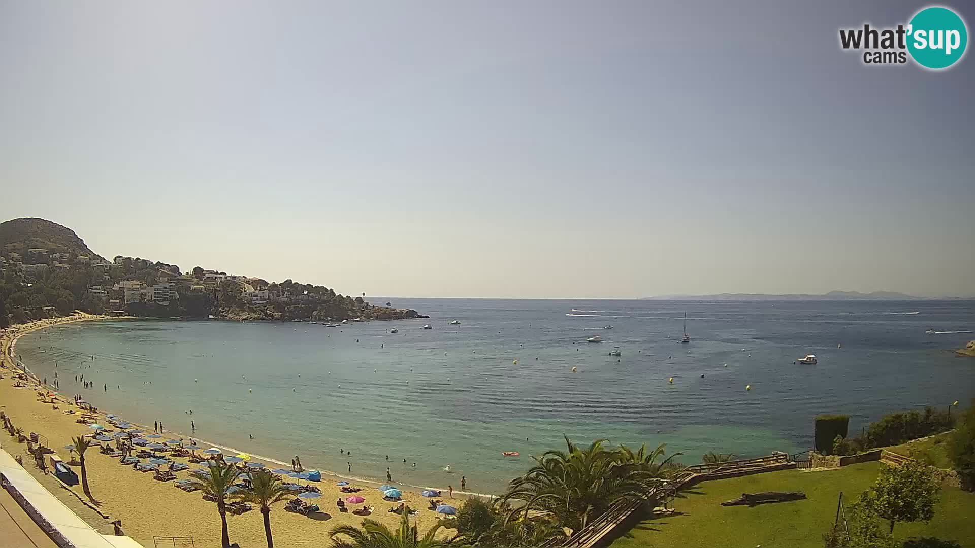 Platja de l’Almadrava beach Live Webcam Roses – Costa Brava – Spain