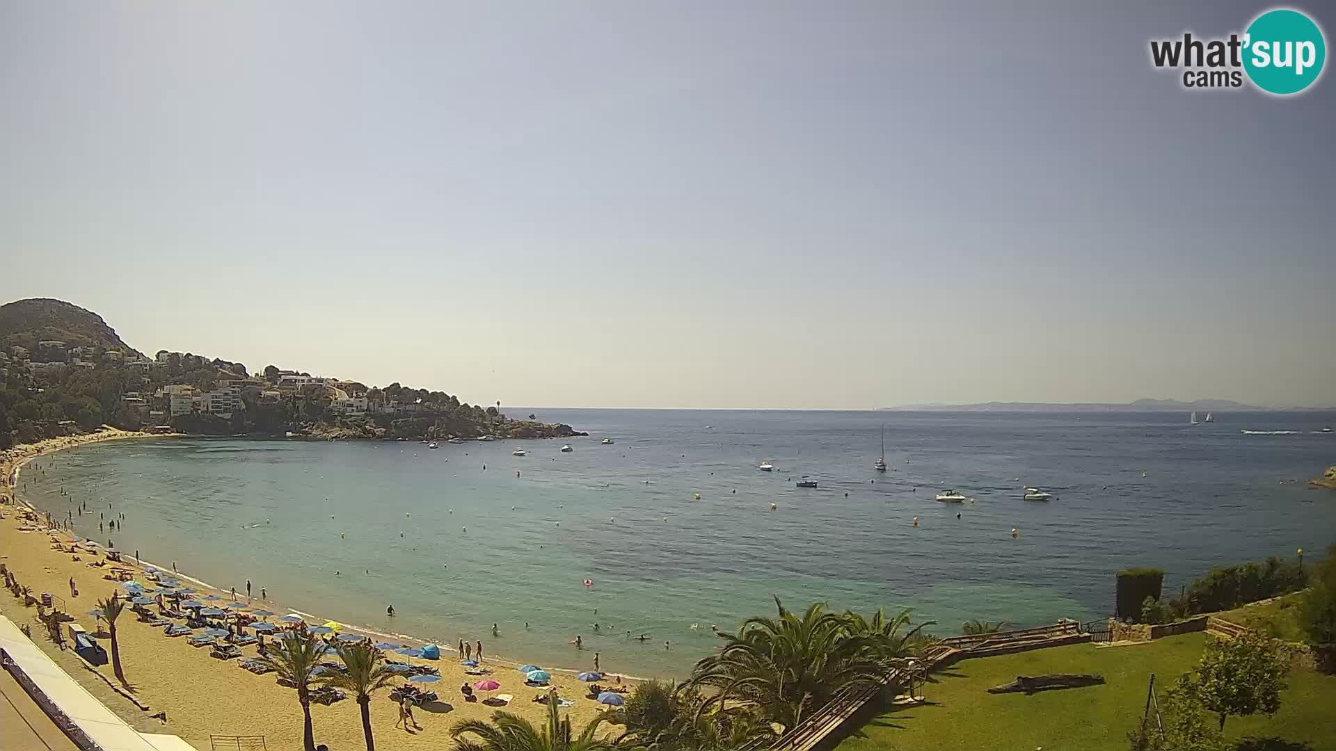 Platja de l’Almadrava beach Live Webcam Roses – Costa Brava – Spain