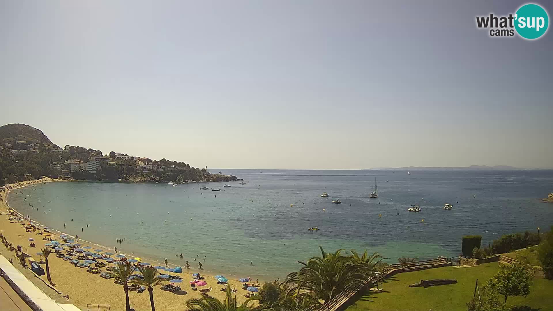 Platja de l’Almadrava Strand Webcam Roses – Costa Brava – Spanien