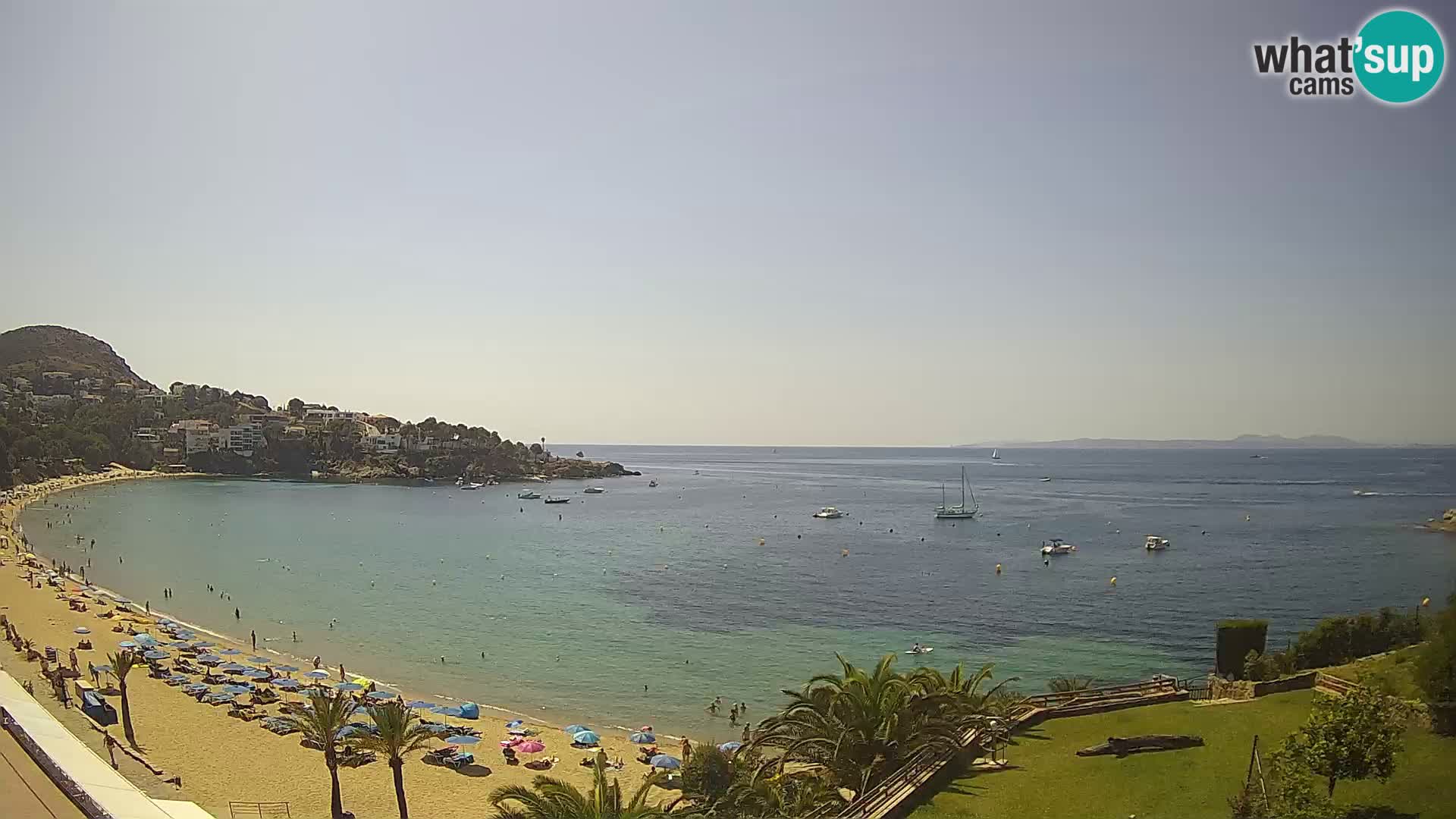 Platja de l’Almadrava beach Live Webcam Roses – Costa Brava – Spain