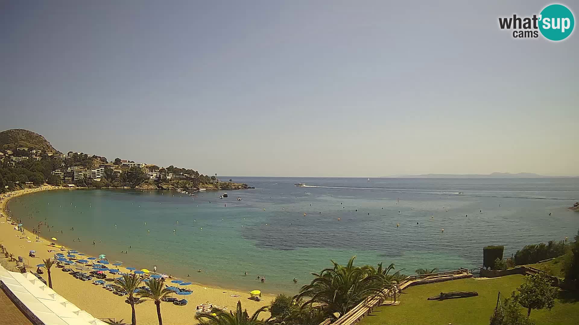 Platja de l’Almadrava beach Live Webcam Roses – Costa Brava – Spain