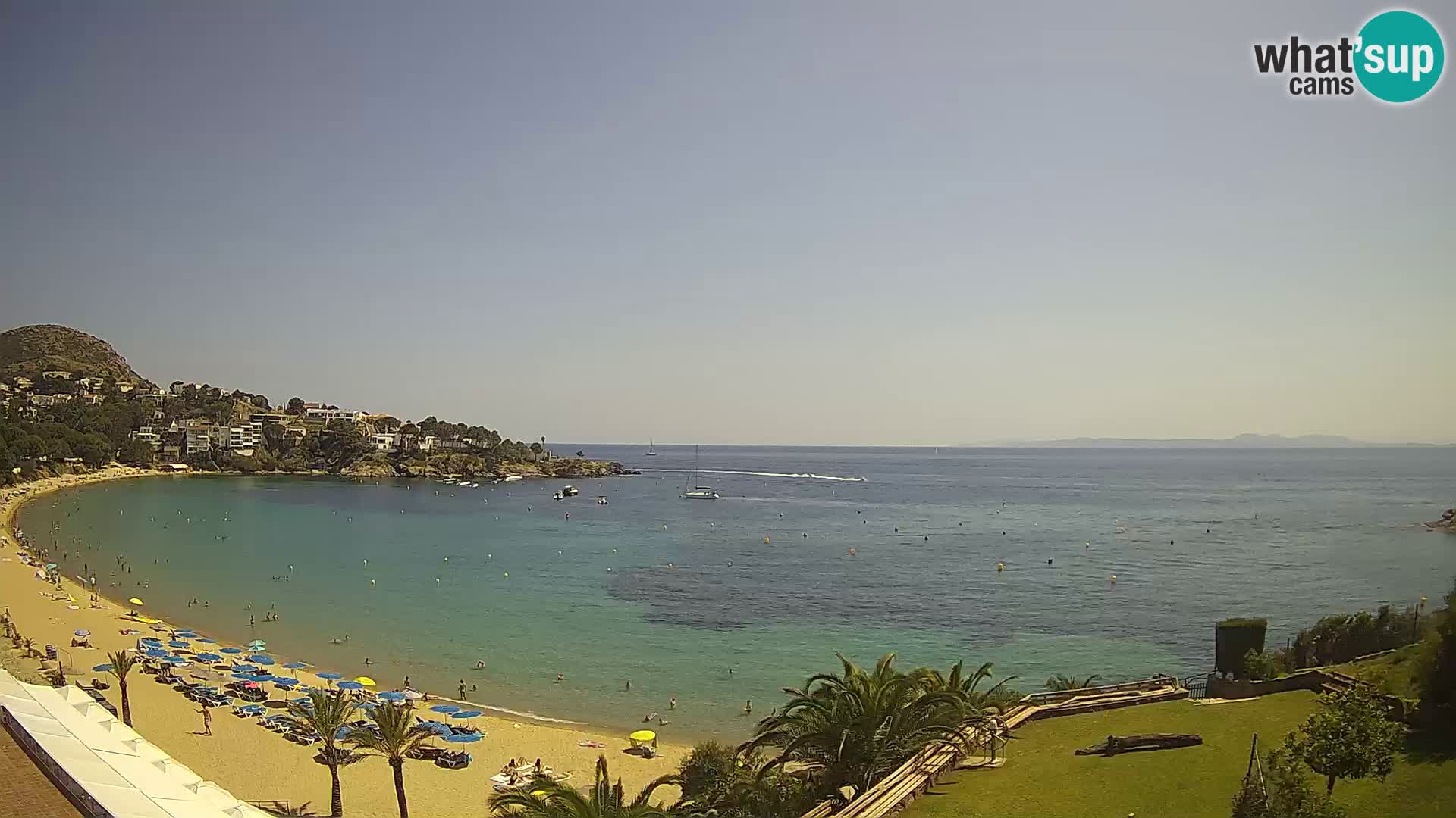 Plaža de l’Almadrava web kamera Roses – Costa Brava – Španjolska