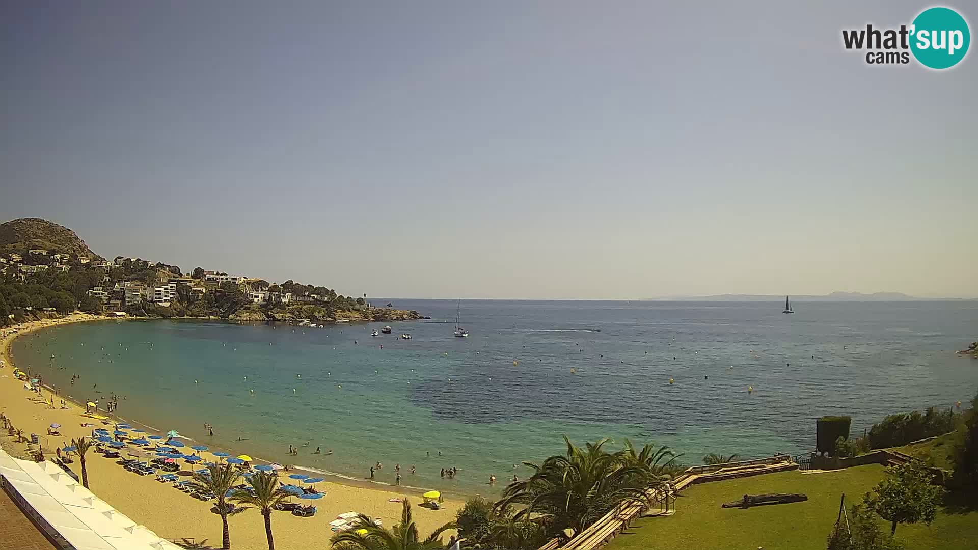 Plage de l’Almadrava Livecam Roses – Costa Brava – Espagne