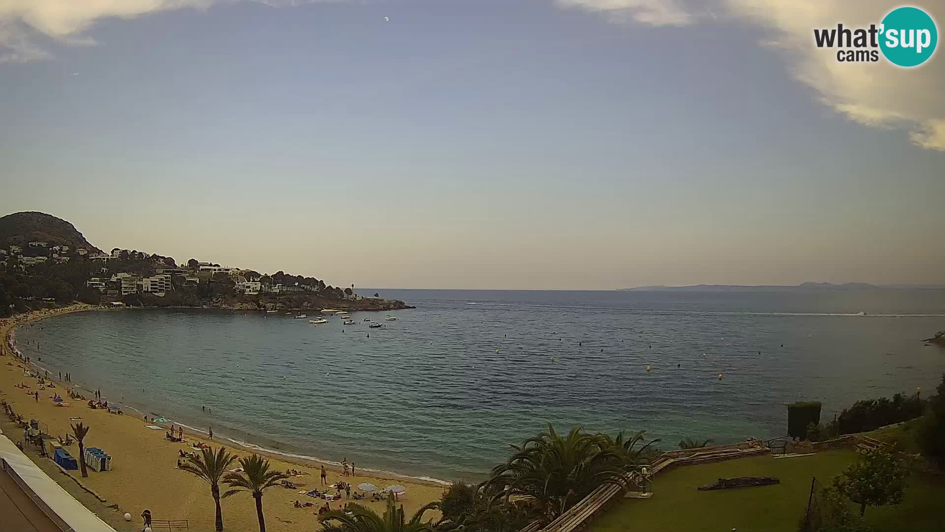 Plaža de l’Almadrava Spletna kamera Roses – Costa Brava – Španija