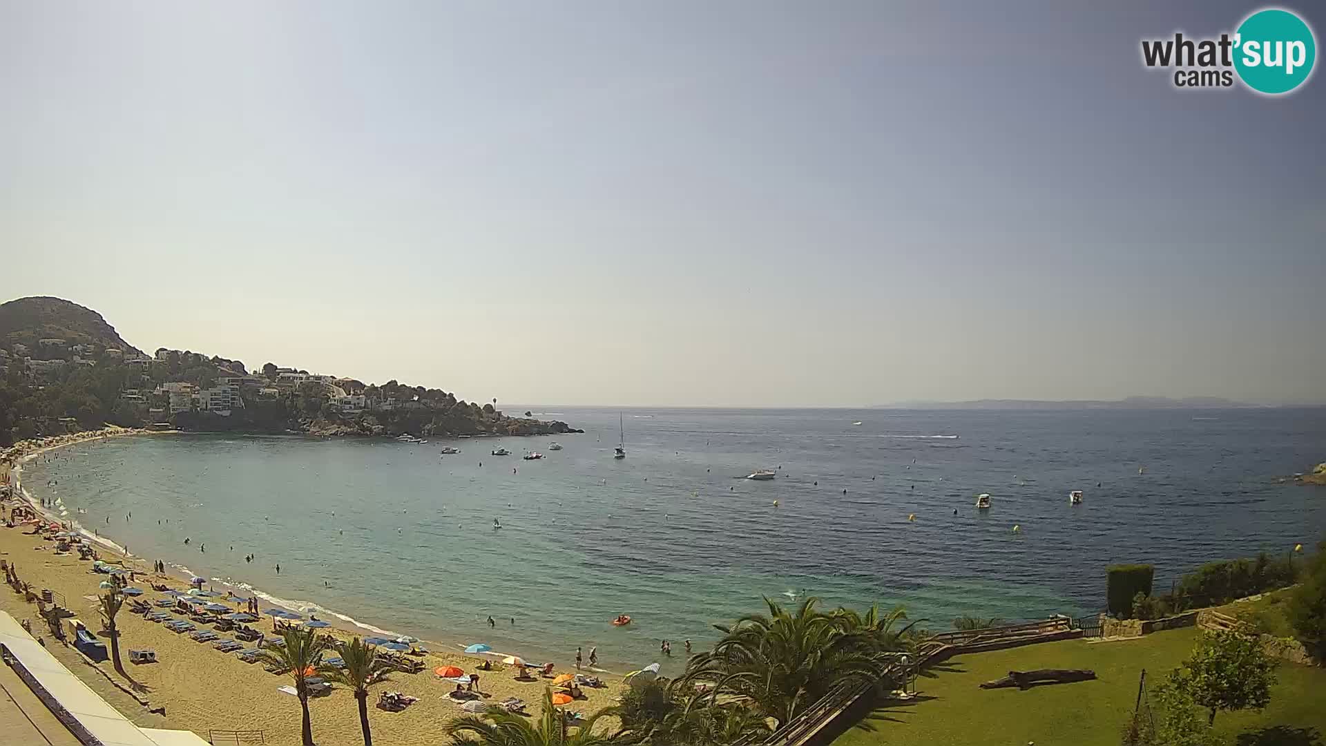 Playa de l’Almadrava camera en vivo Roses – Costa Brava – Espana