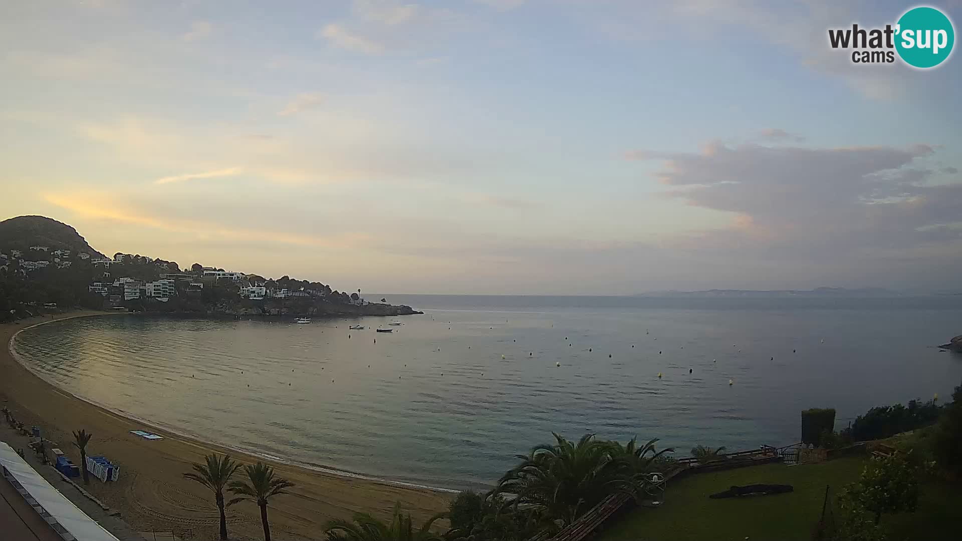 Plage de l’Almadrava Livecam Roses – Costa Brava – Espagne