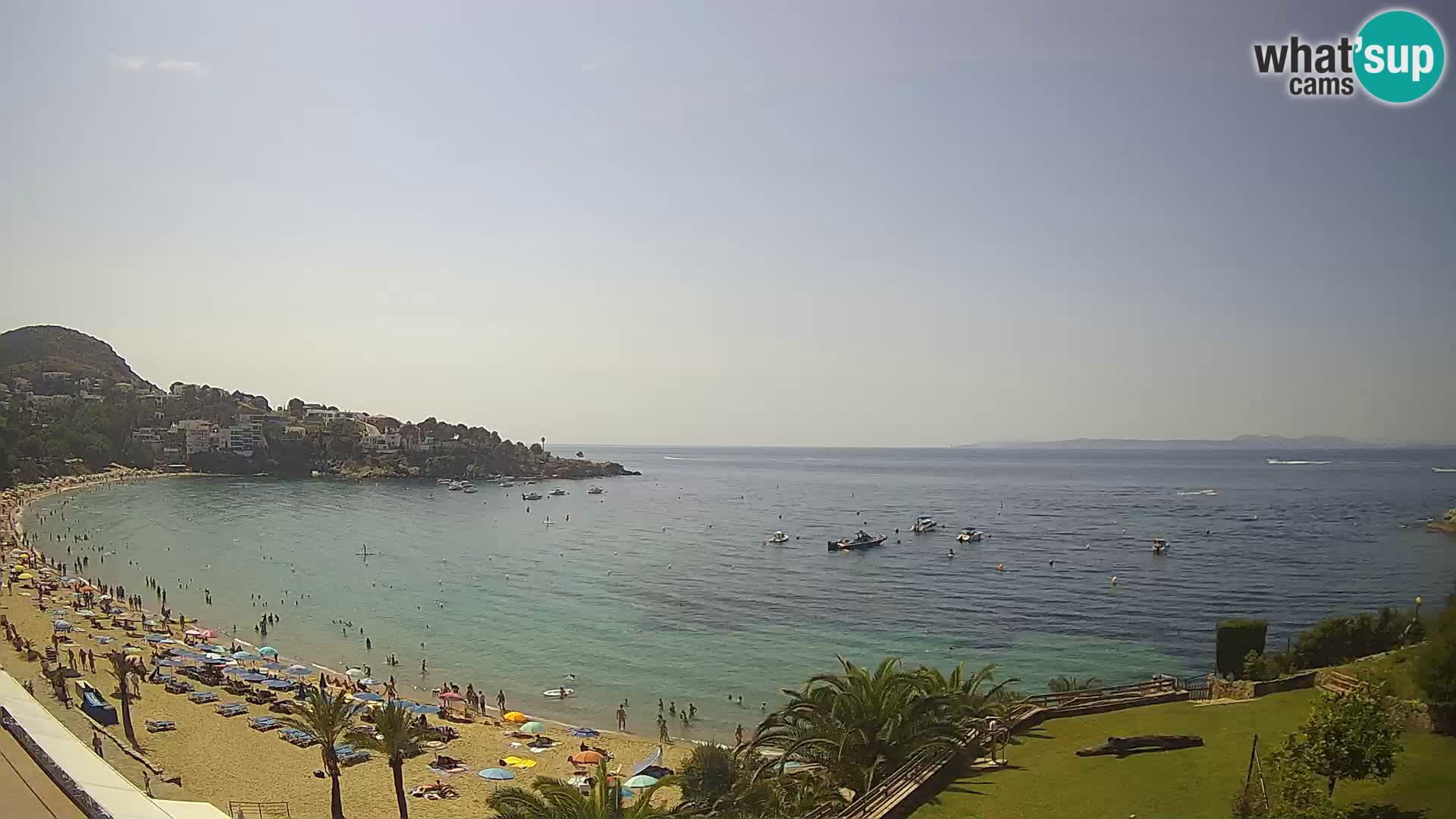 Platja de l’Almadrava Strand Webcam Roses – Costa Brava – Spanien