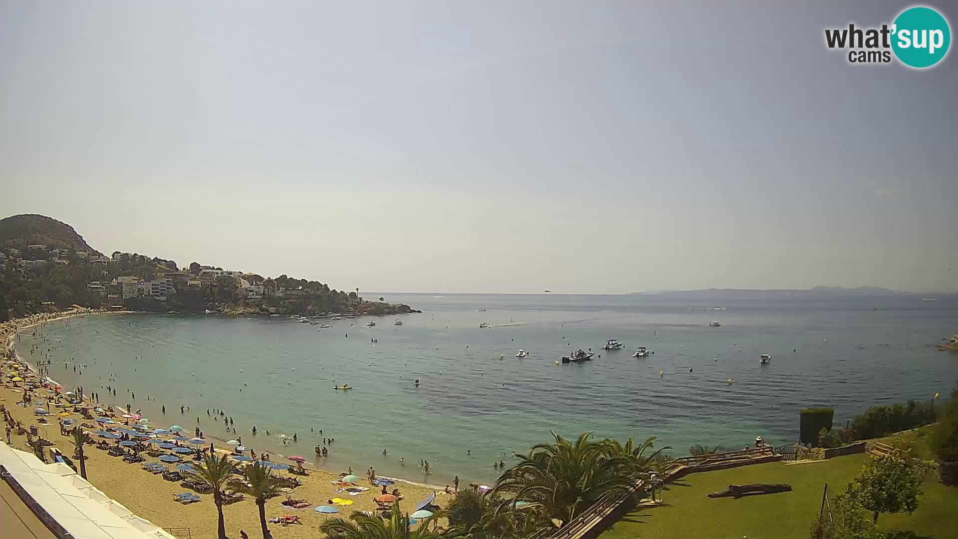 Plaža de l’Almadrava Spletna kamera Roses – Costa Brava – Španija