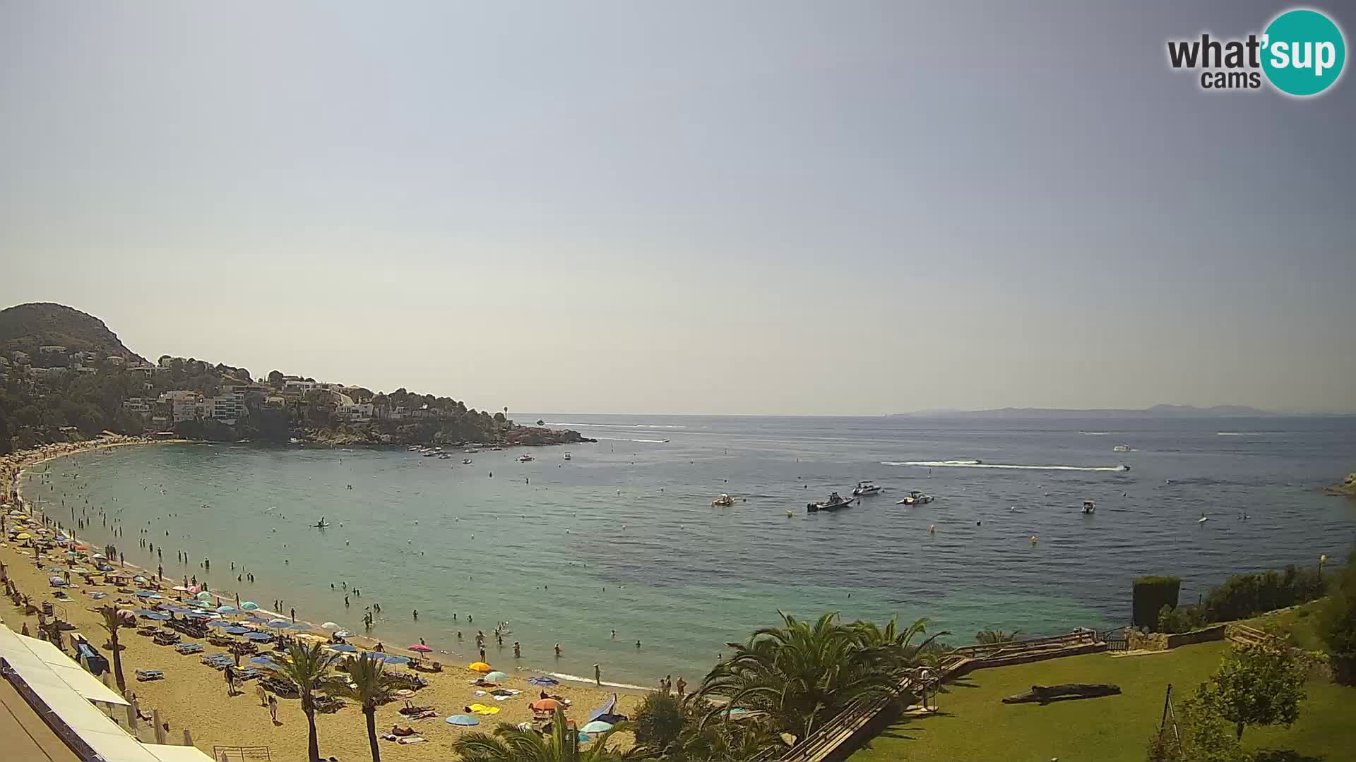Platja de l’Almadrava Strand Webcam Roses – Costa Brava – Spanien