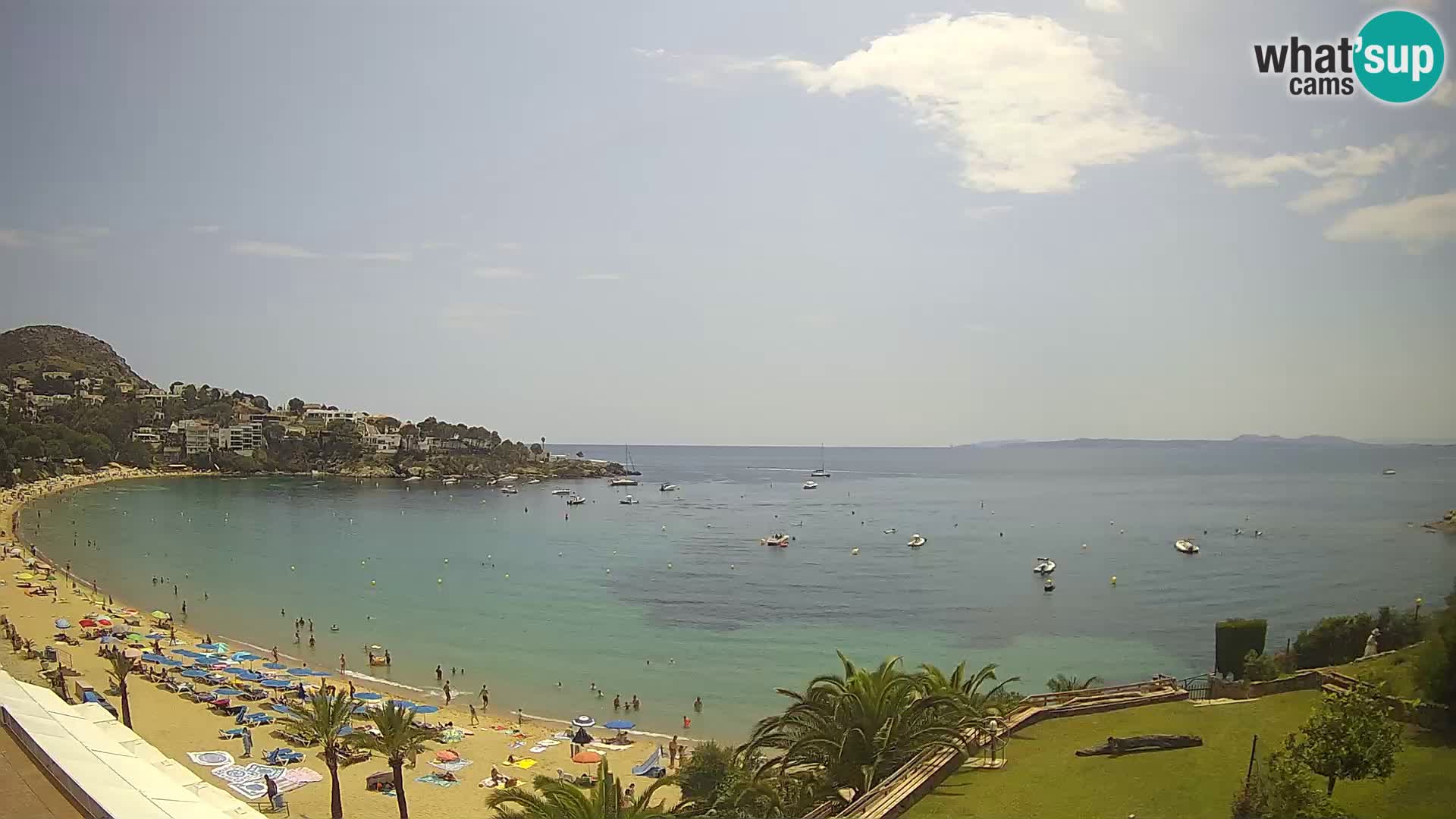Platja de l’Almadrava beach Live Webcam Roses – Costa Brava – Spain