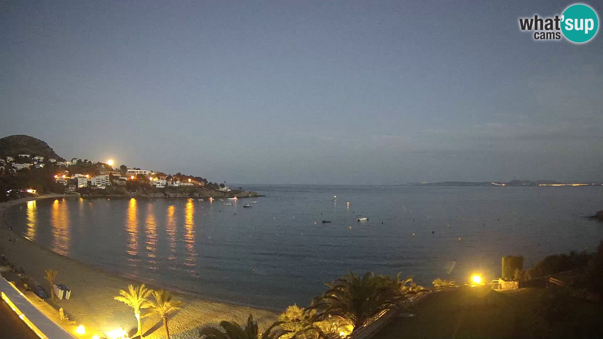 Plage de l’Almadrava Livecam Roses – Costa Brava – Espagne