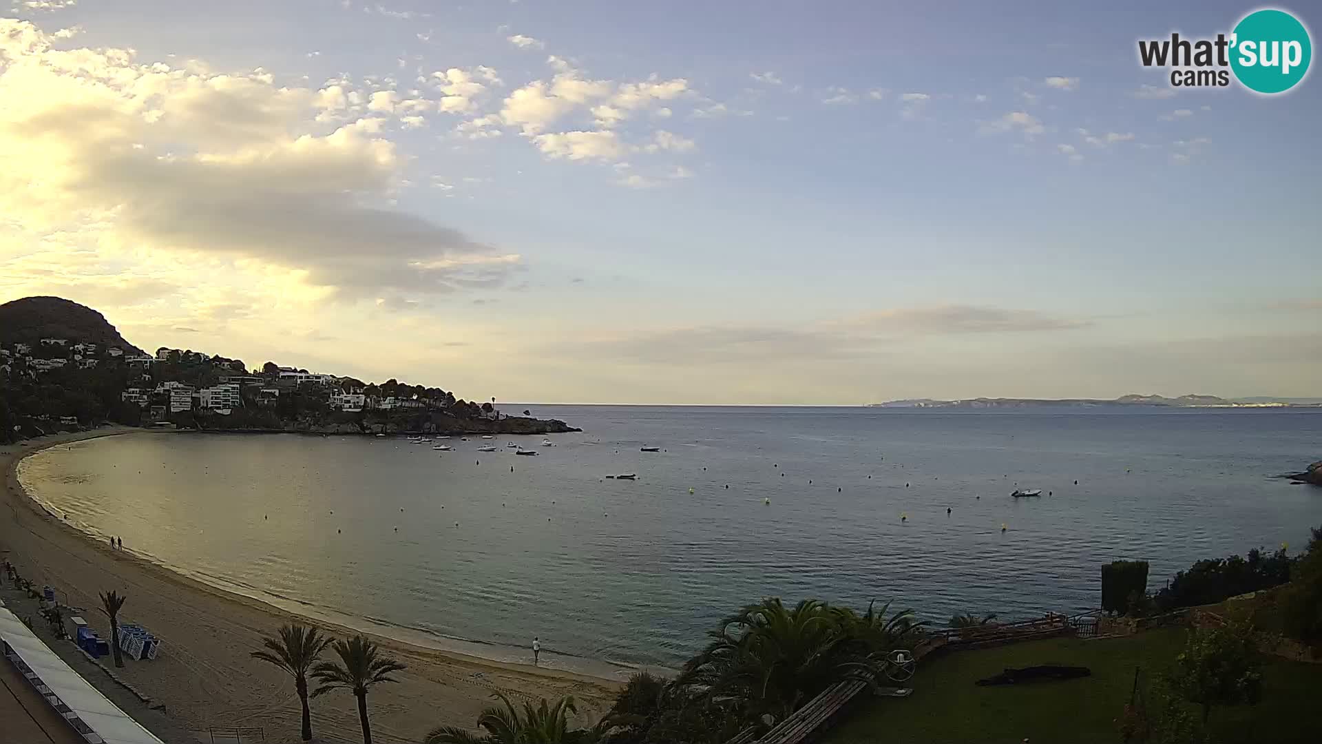 Plaža de l’Almadrava Spletna kamera Roses – Costa Brava – Španija
