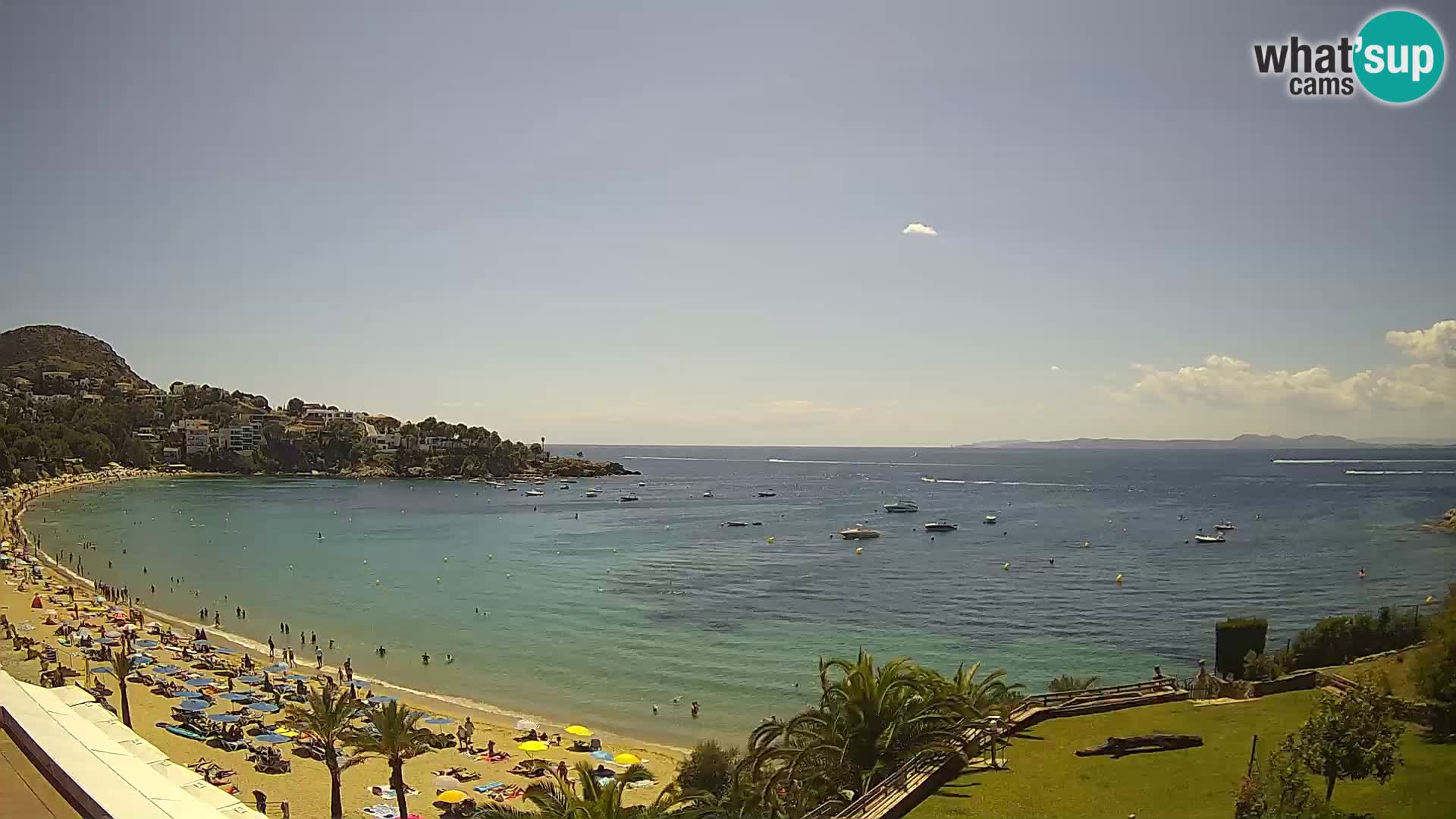 Playa de l’Almadrava camera en vivo Roses – Costa Brava – Espana