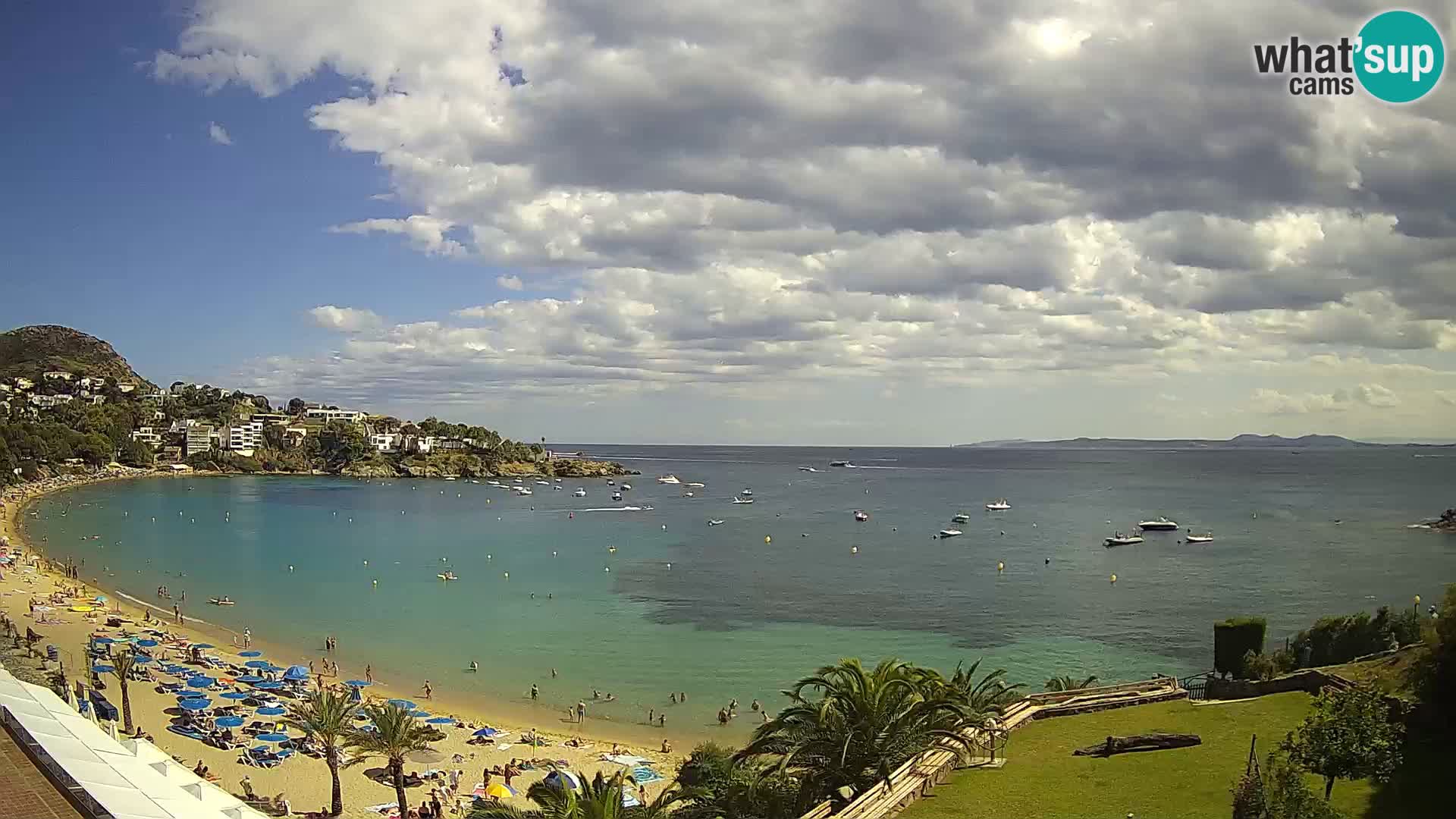 Plaža de l’Almadrava Spletna kamera Roses – Costa Brava – Španija