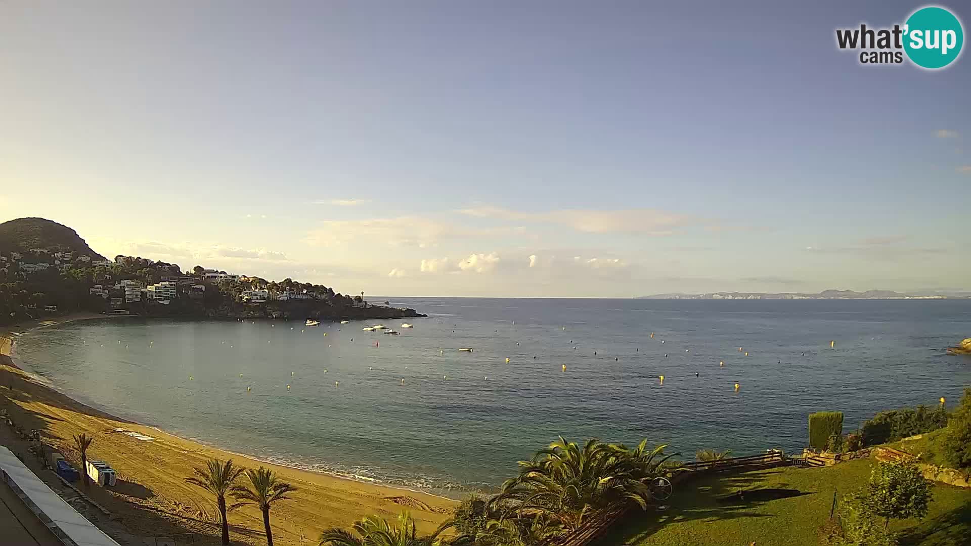 Plaža de l’Almadrava Spletna kamera Roses – Costa Brava – Španija
