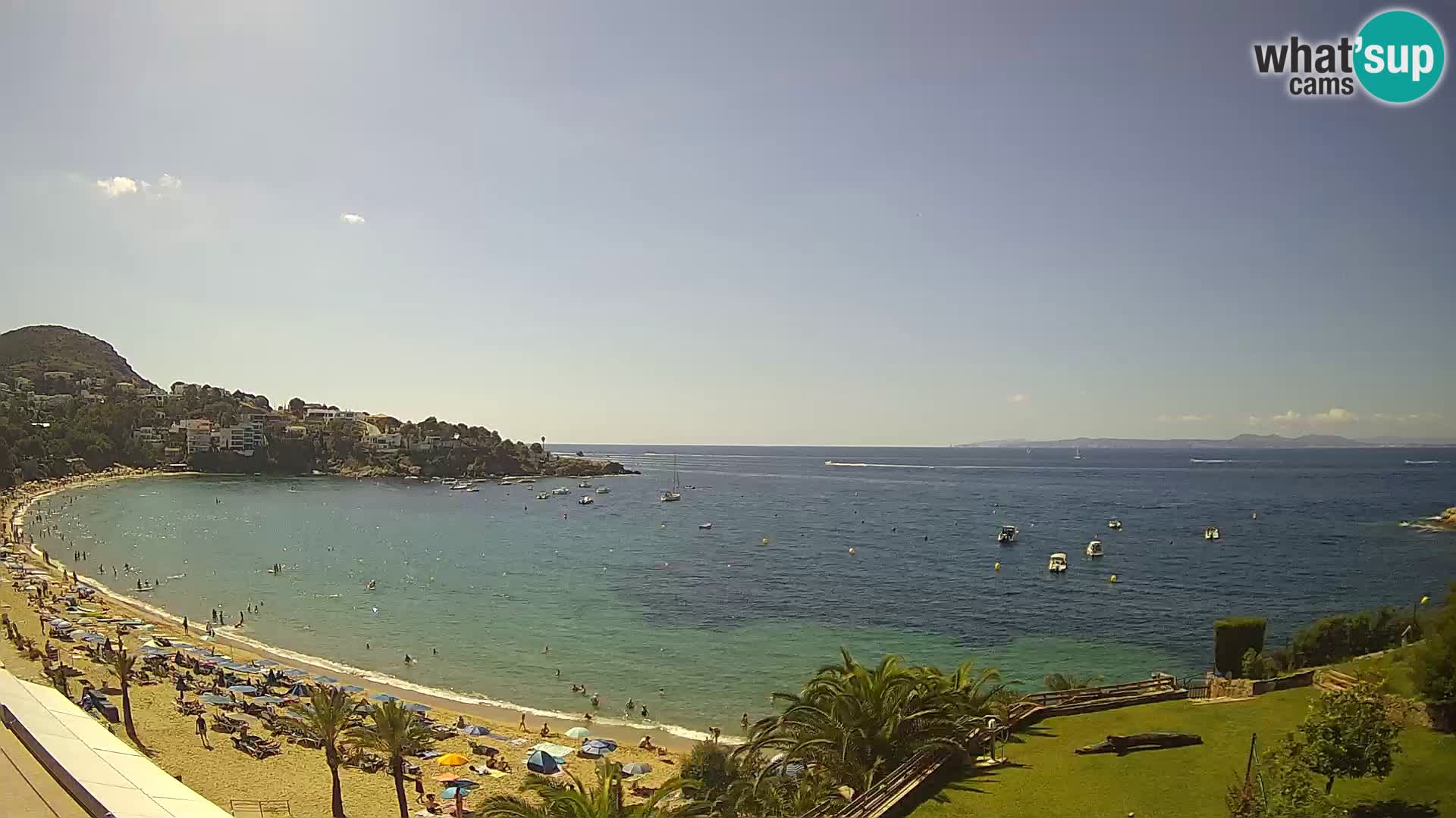 Platja de l’Almadrava beach Live Webcam Roses – Costa Brava – Spain