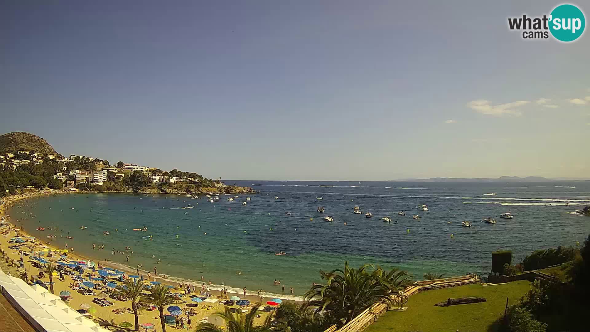Plage de l’Almadrava Livecam Roses – Costa Brava – Espagne