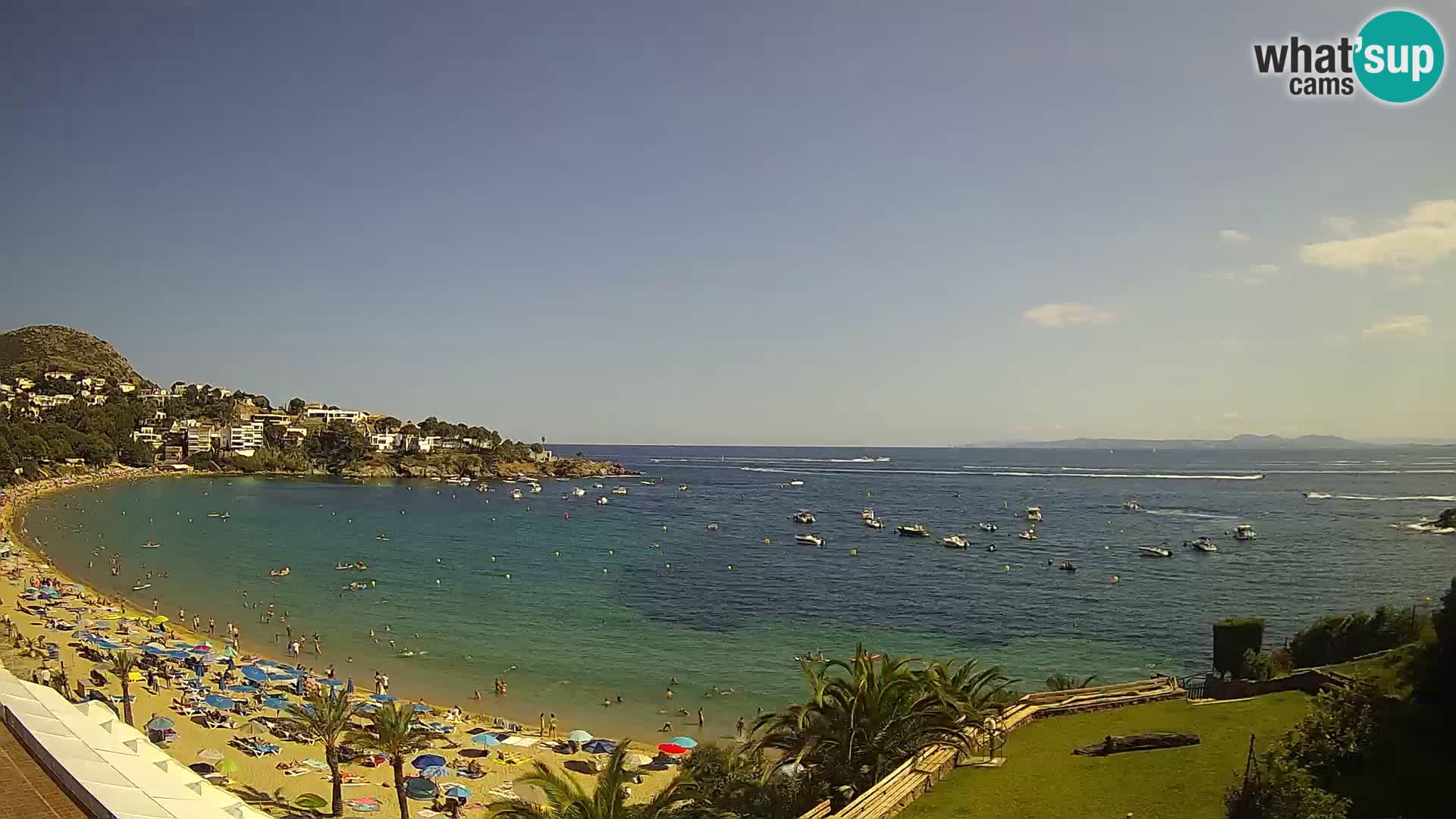 Plaža de l’Almadrava web kamera Roses – Costa Brava – Španjolska