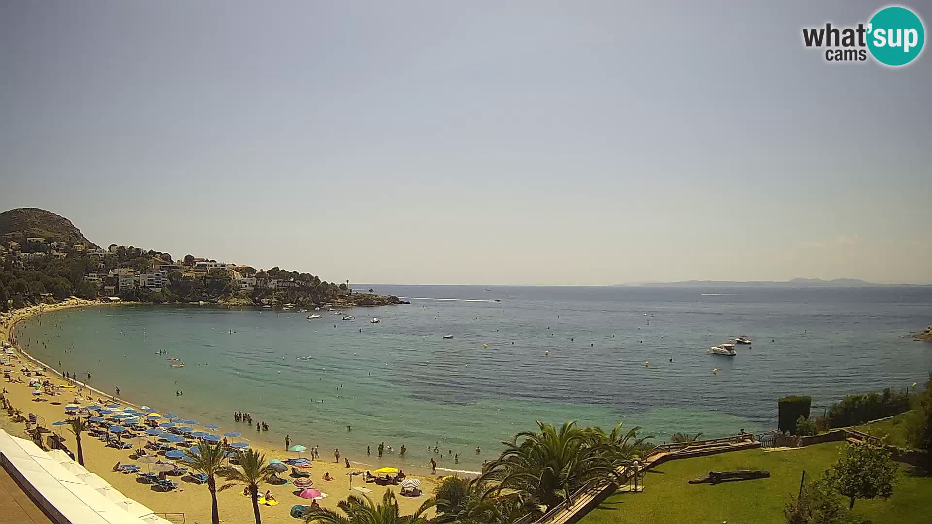 Plaža de l’Almadrava Spletna kamera Roses – Costa Brava – Španija