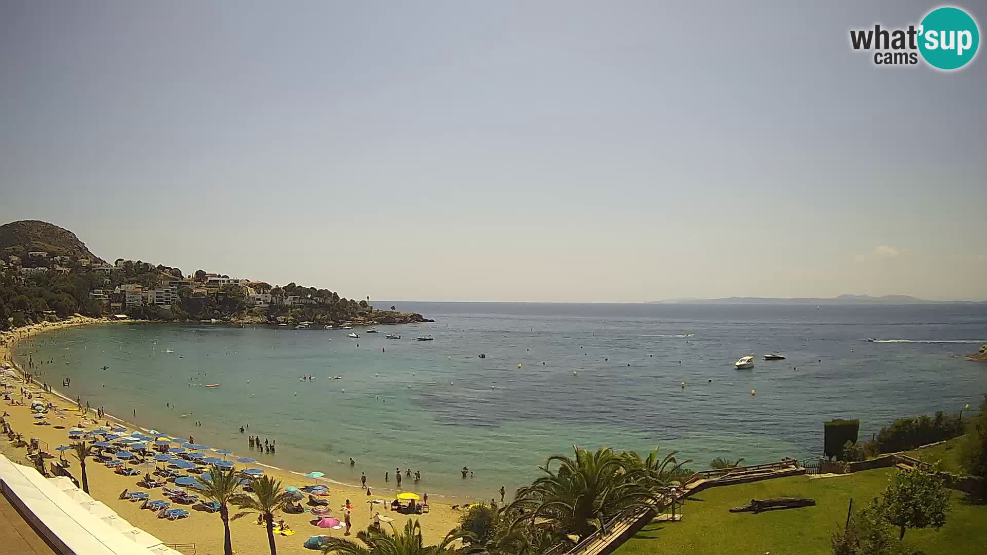Platja de l’Almadrava Strand Webcam Roses – Costa Brava – Spanien