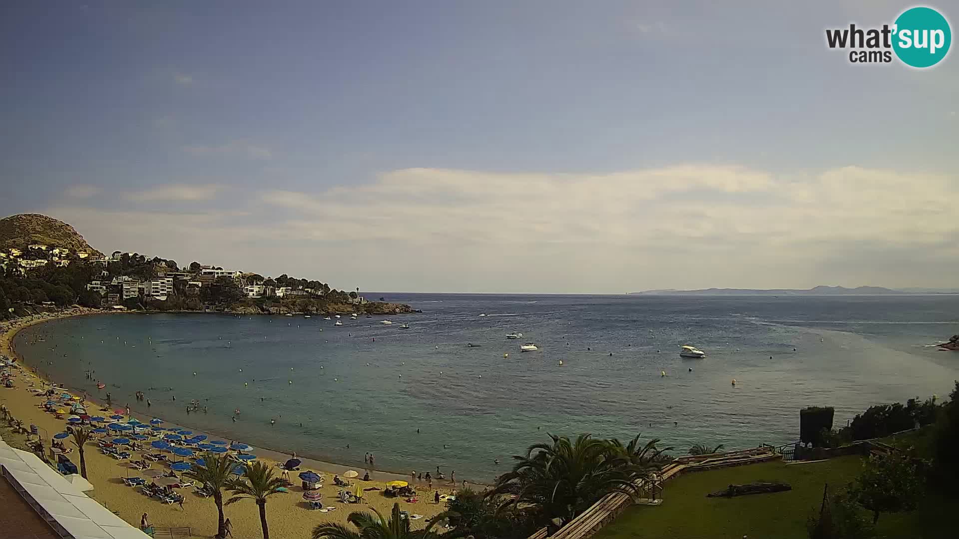 Plage de l’Almadrava Livecam Roses – Costa Brava – Espagne
