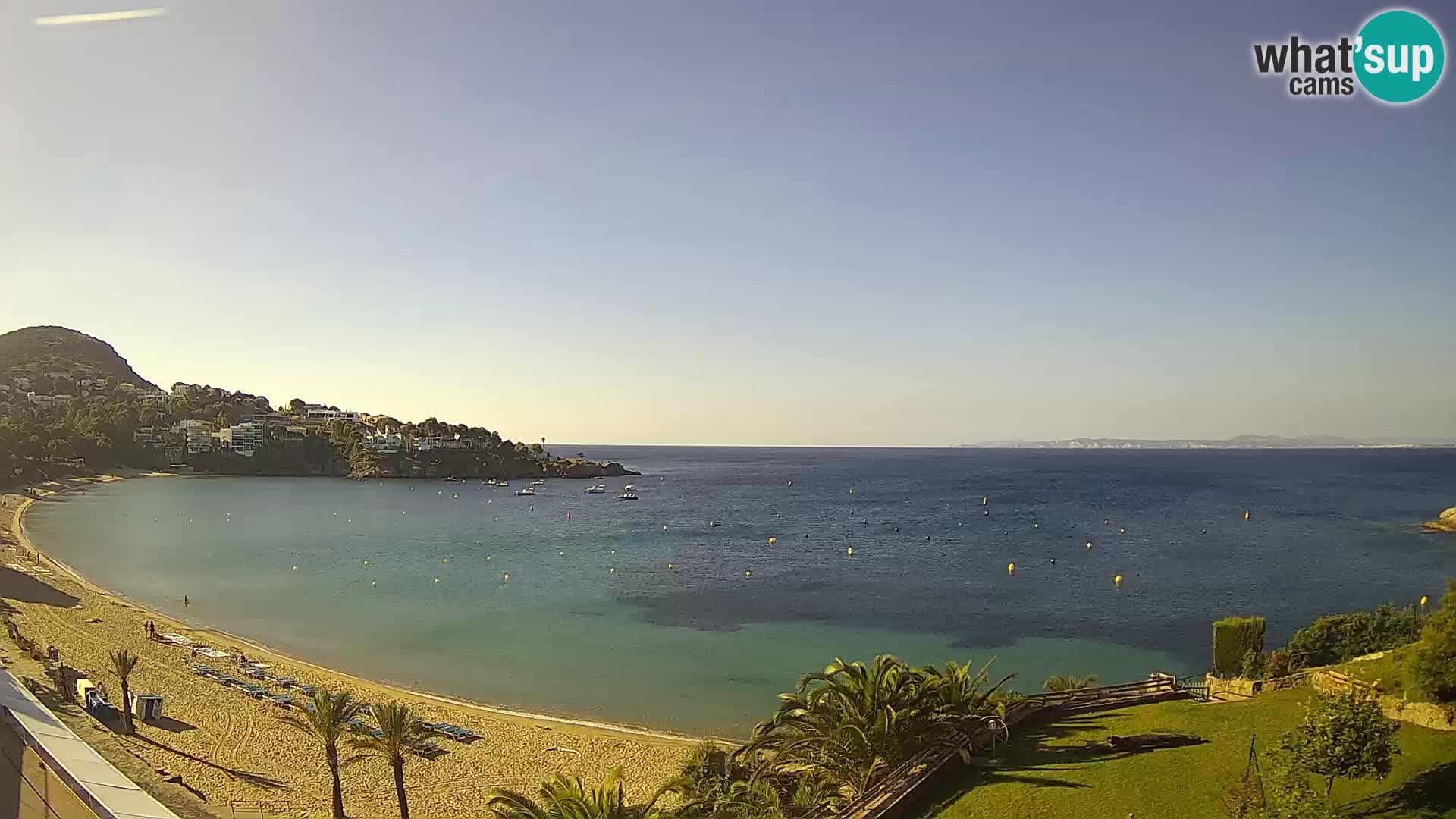 Plaža de l’Almadrava Spletna kamera Roses – Costa Brava – Španija