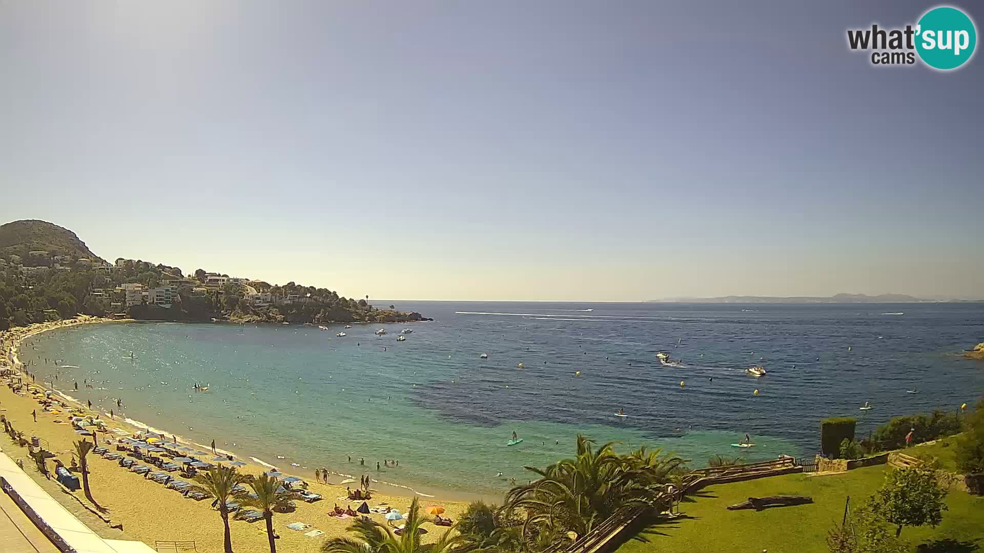 Plaža de l’Almadrava Spletna kamera Roses – Costa Brava – Španija