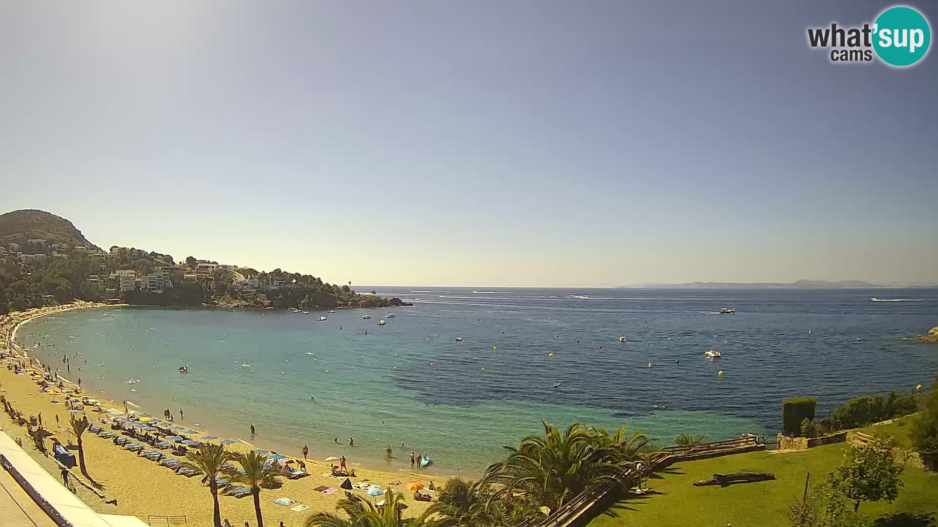 Plaža de l’Almadrava Spletna kamera Roses – Costa Brava – Španija